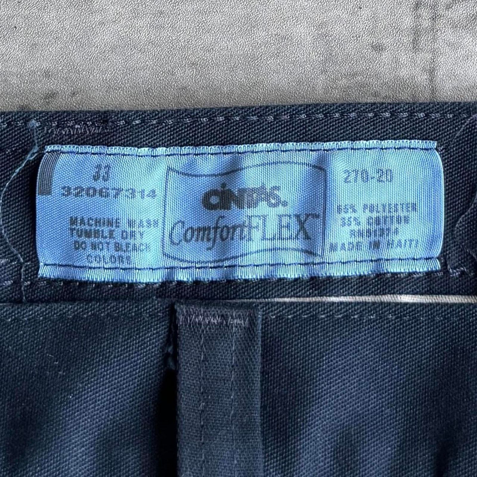 Japanese Brand × Vintage Vintage Navy Blue Y2K Cargo Utility Technical Workwear Pants Size US 33 - 3 Thumbnail
