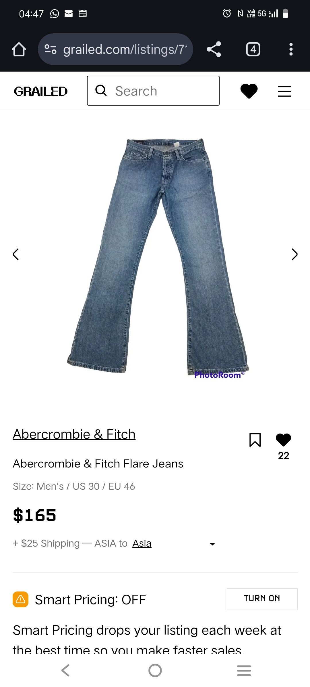 Abercrombie & Fitch × Edwin × Lee Bundle Lee Rider Abercrombie Edwin Flare Jeans Size US 30 / EU 46 - 11 Thumbnail