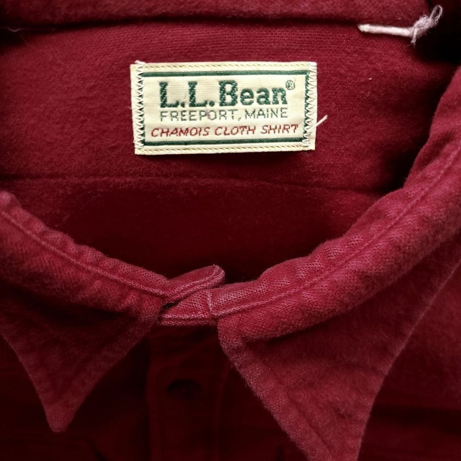 L.L. Bean Vintage LL Chamois Flannel Shirt Mens XL Red USA Outdoors Size US XL / EU 56 / 4 - 4 Thumbnail