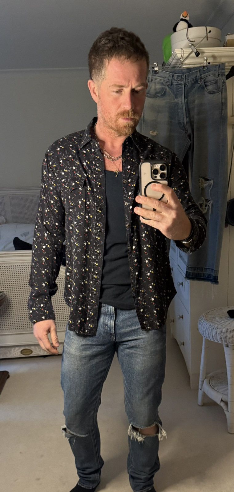 Saint Laurent Star Shirt | Grailed