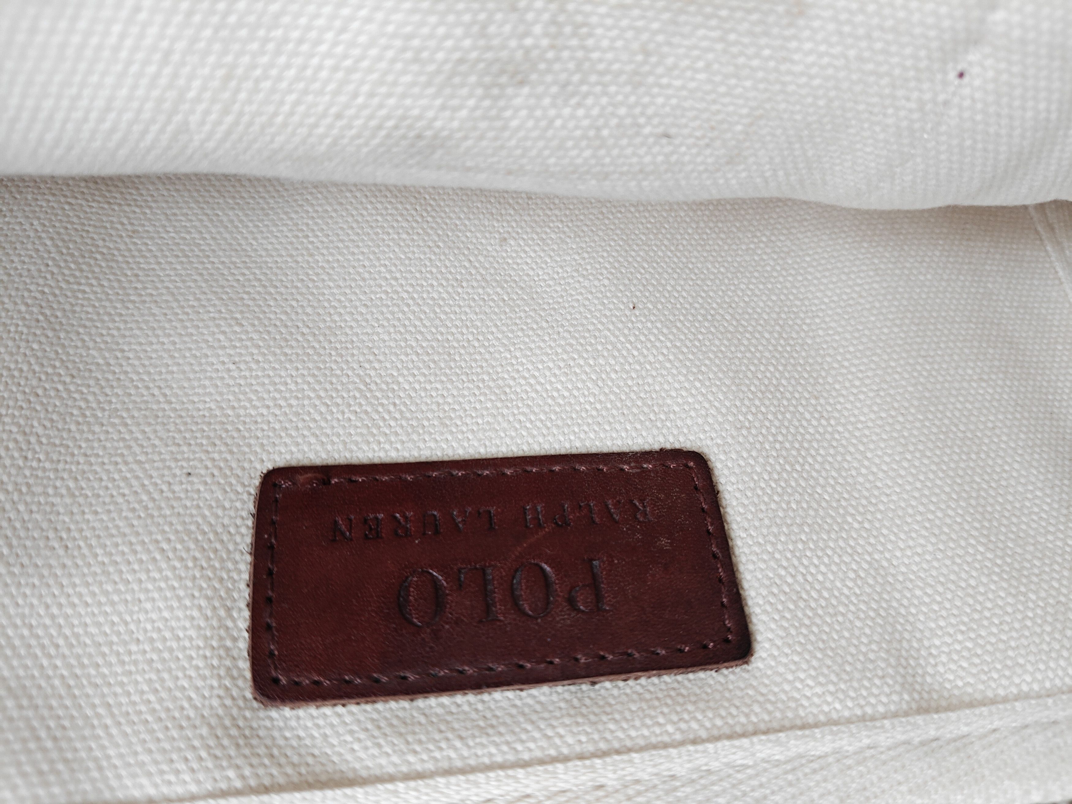 Polo Ralph Lauren Polo Ralph Lauren Canvas Medium Tote Free Shipping FTP/4016 Size ONE SIZE - 7 Thumbnail