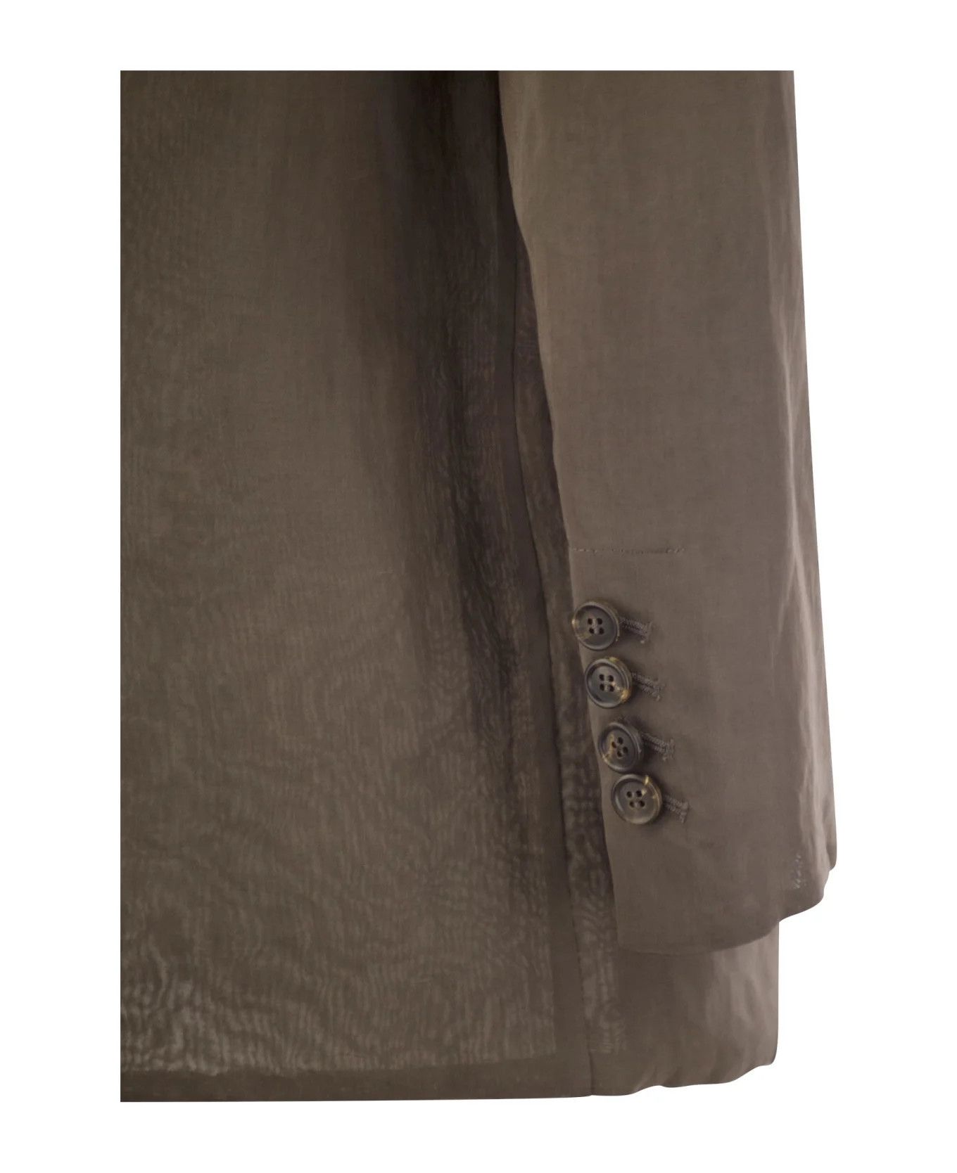 Brunello Cucinelli o1y0725 Blazer in Chocolate Brown Size M / US 6-8 / IT 42-44 - 4 Thumbnail