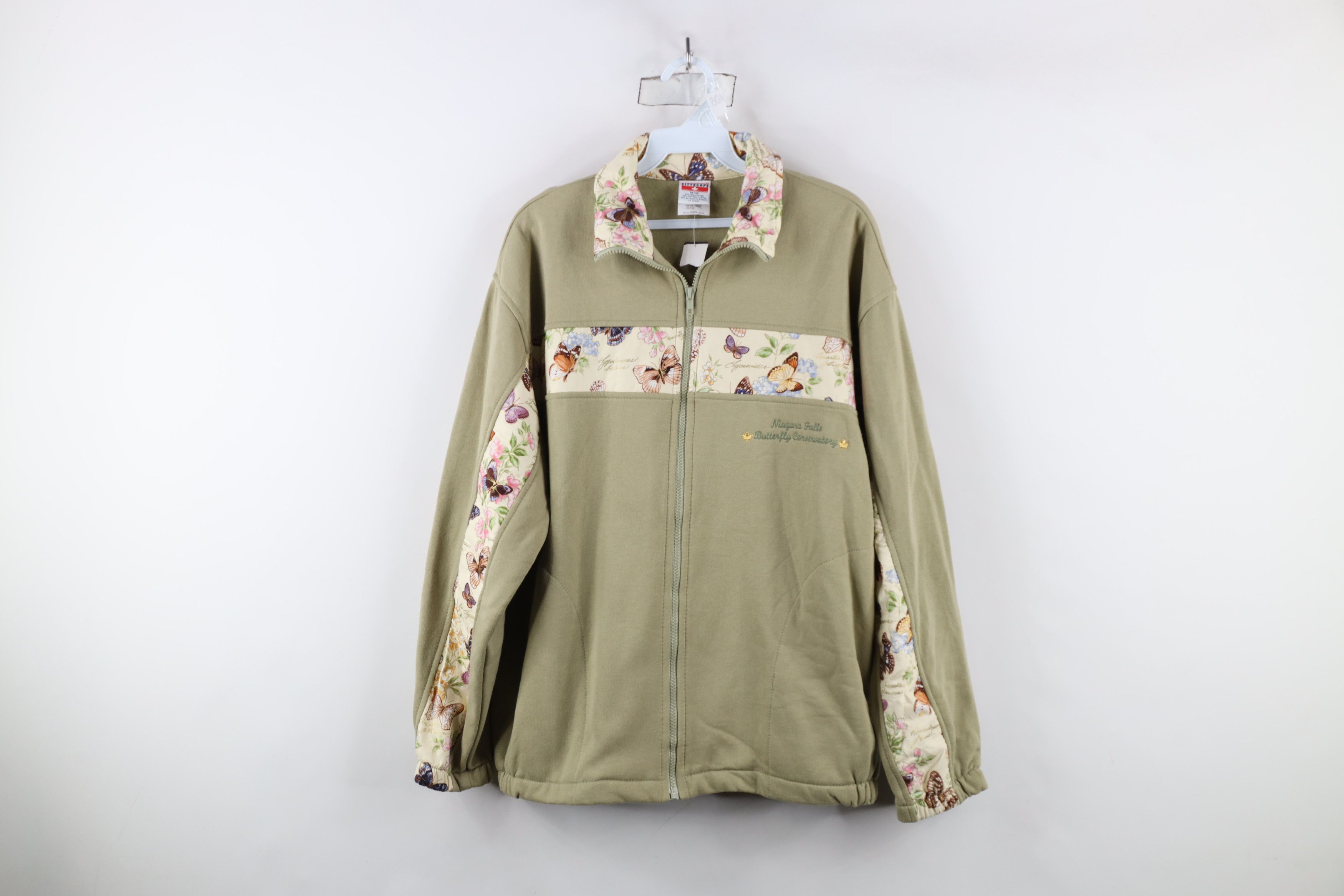 Vintage Deadstock Vintage 90s Streetwear Sweatshirt Jacket Shacket Size M / US 6-8 / IT 42-44 - 1 Thumbnail