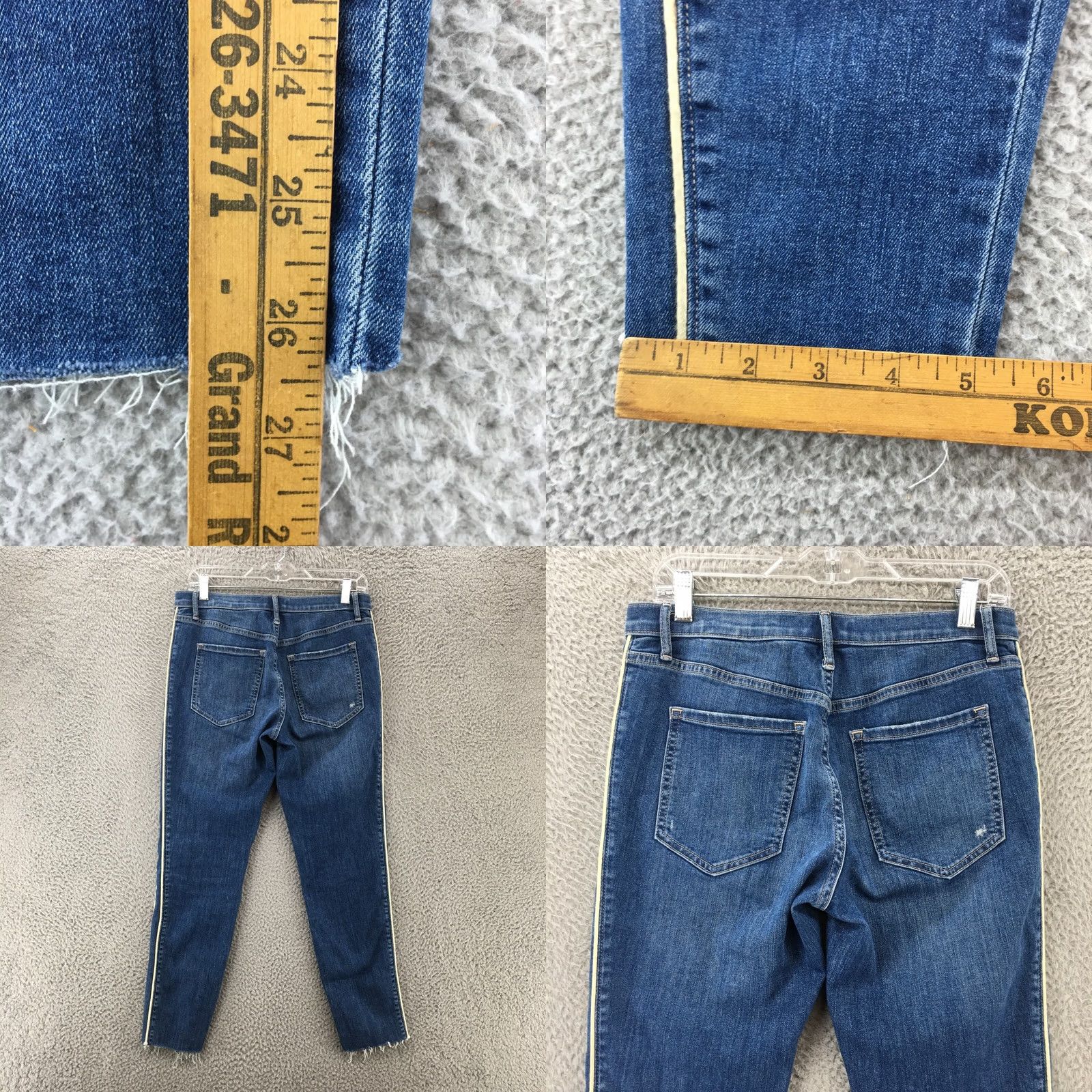 Banana Republic Banana Republic Jeans Womens 28 Blue Medium Wash Denim Zip Fly Mid Rise Skinny Jeans Women Regular Fit 5-Pocket Denim Blue Size 28" / US 6 / IT 42 - 8 Thumbnail