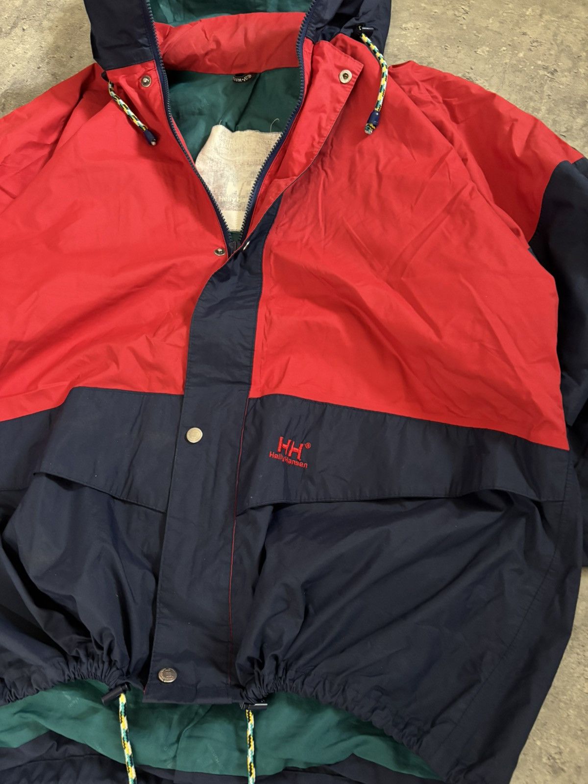 Helly Hansen Helly Hansen Colorful Rain Jacket L/XL Streetwear Y2K Size US L / EU 52-54 / 3 - 7 Thumbnail