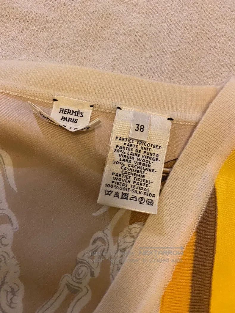 Hermes Hermes Silk Top + Woolen Skirt Size XS / US 0-2 / IT 36-38 - 2 Thumbnail