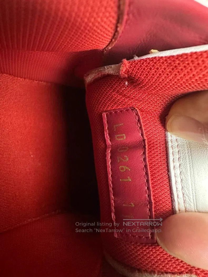 Louis Vuitton Louis Vuitton LV Trainer Red White. Size US 11 / EU 44 - 7 Thumbnail