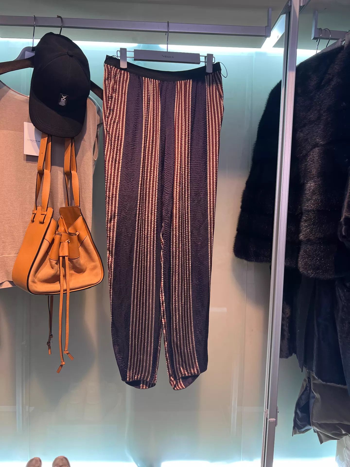 forte_forte forte_forte Black Brown White Striped Wide Pants I Size 26" / US 2 / IT 38 - 2 Thumbnail