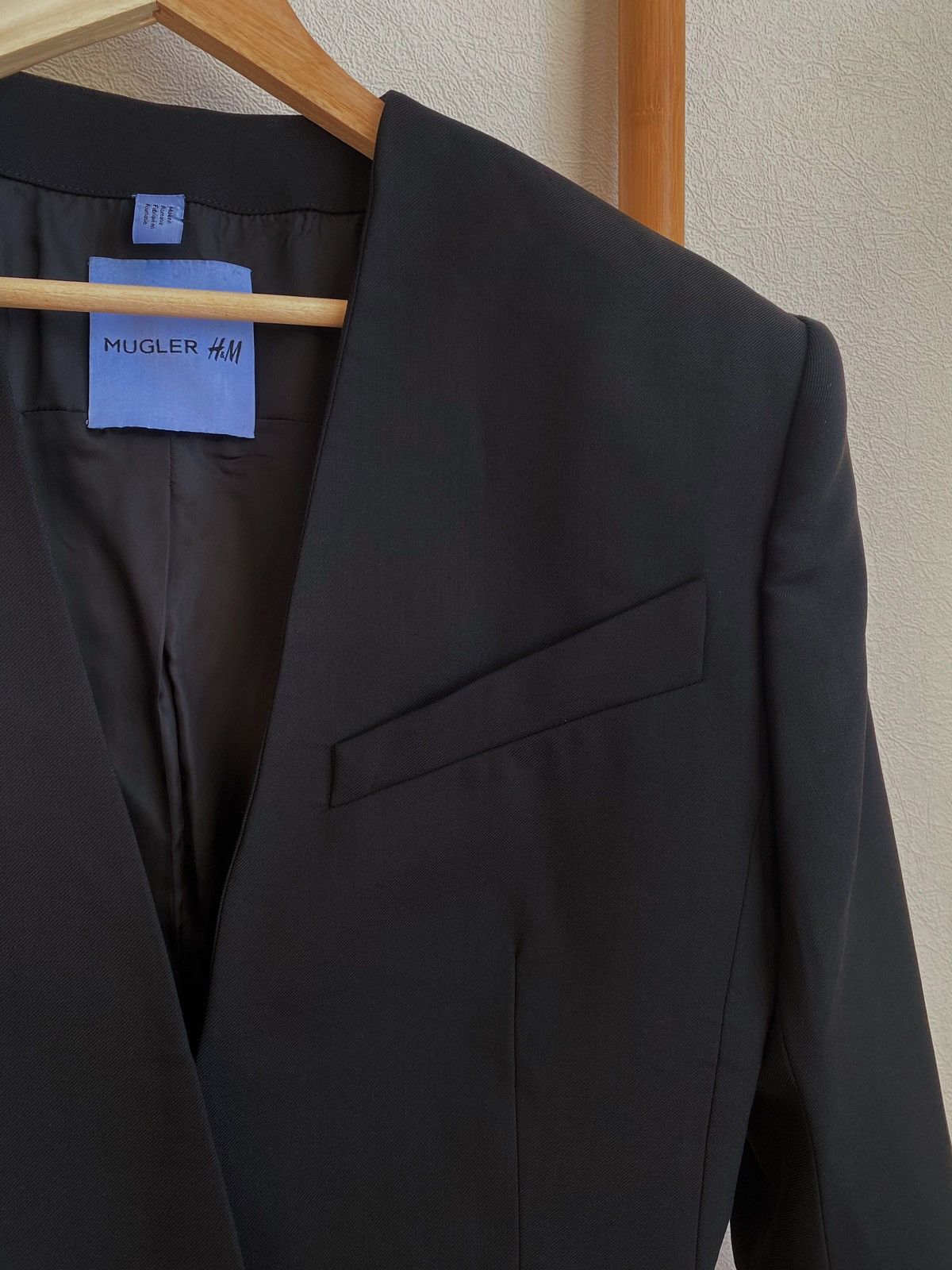 H&M × Mugler × Thierry Mugler Mugler x H&M Oversized Wool Blazer Size M / US 6-8 / IT 42-44 - 16 Thumbnail