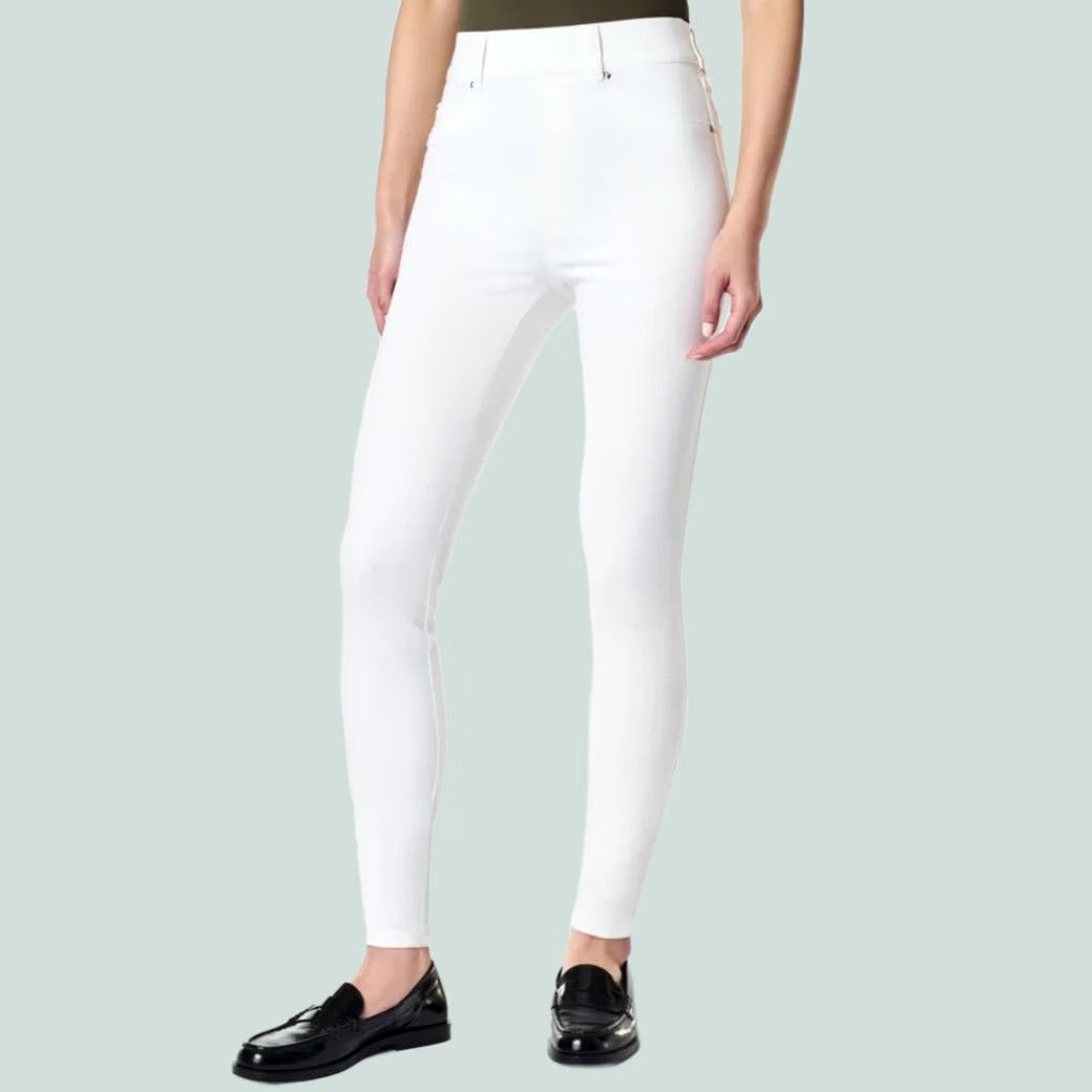 Spanx Spanx White Skinny Jeans Ankle High Rise Denim Pull-On Core-Shaping Women’s XL Jeans Pants Skinny Ankle White Size 40" / US 18 - 1 Thumbnail
