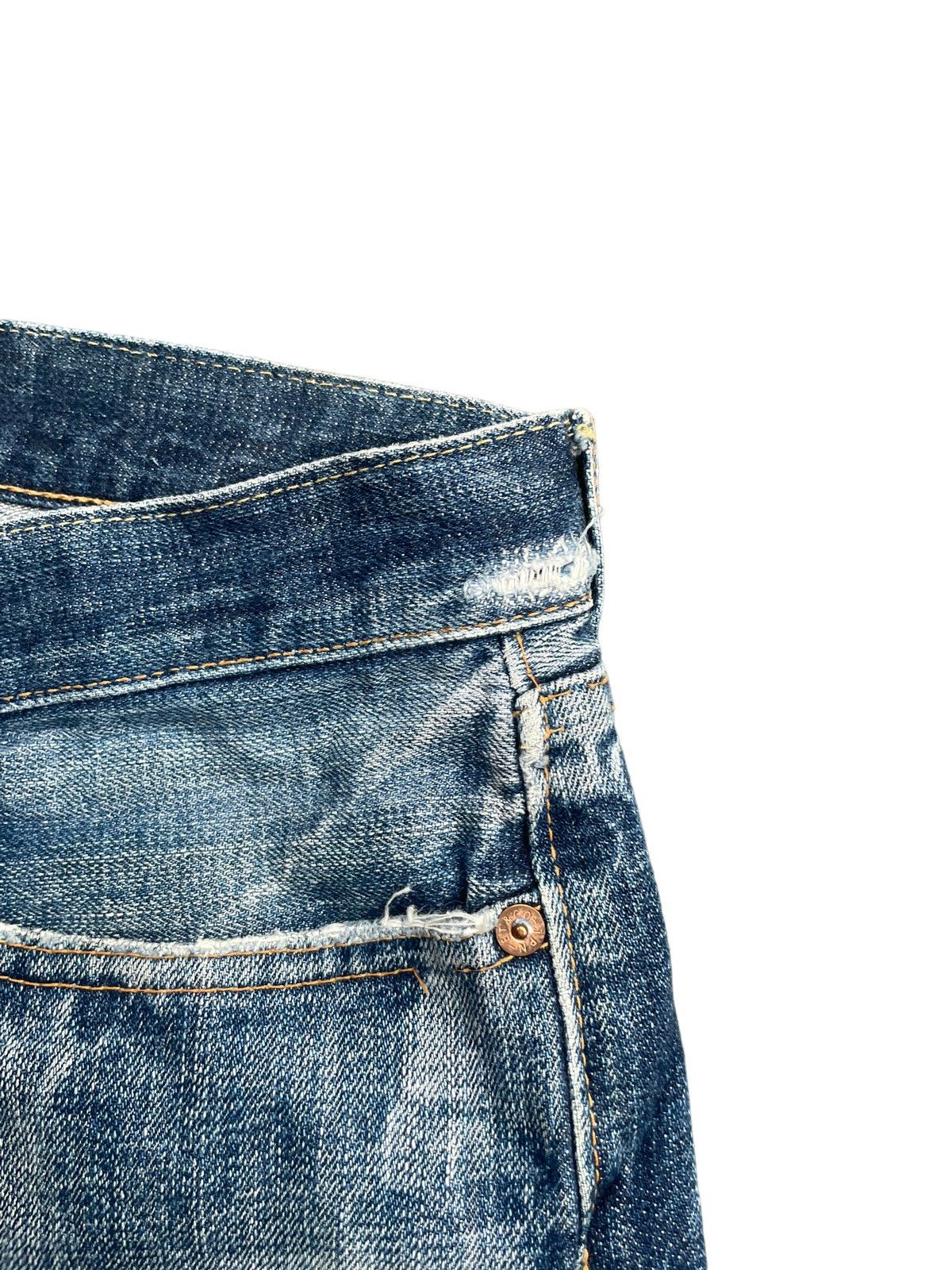 Eternal Eternal Japan Distresed Denim Size 36" / US 14 / IT 50 - 7 Thumbnail