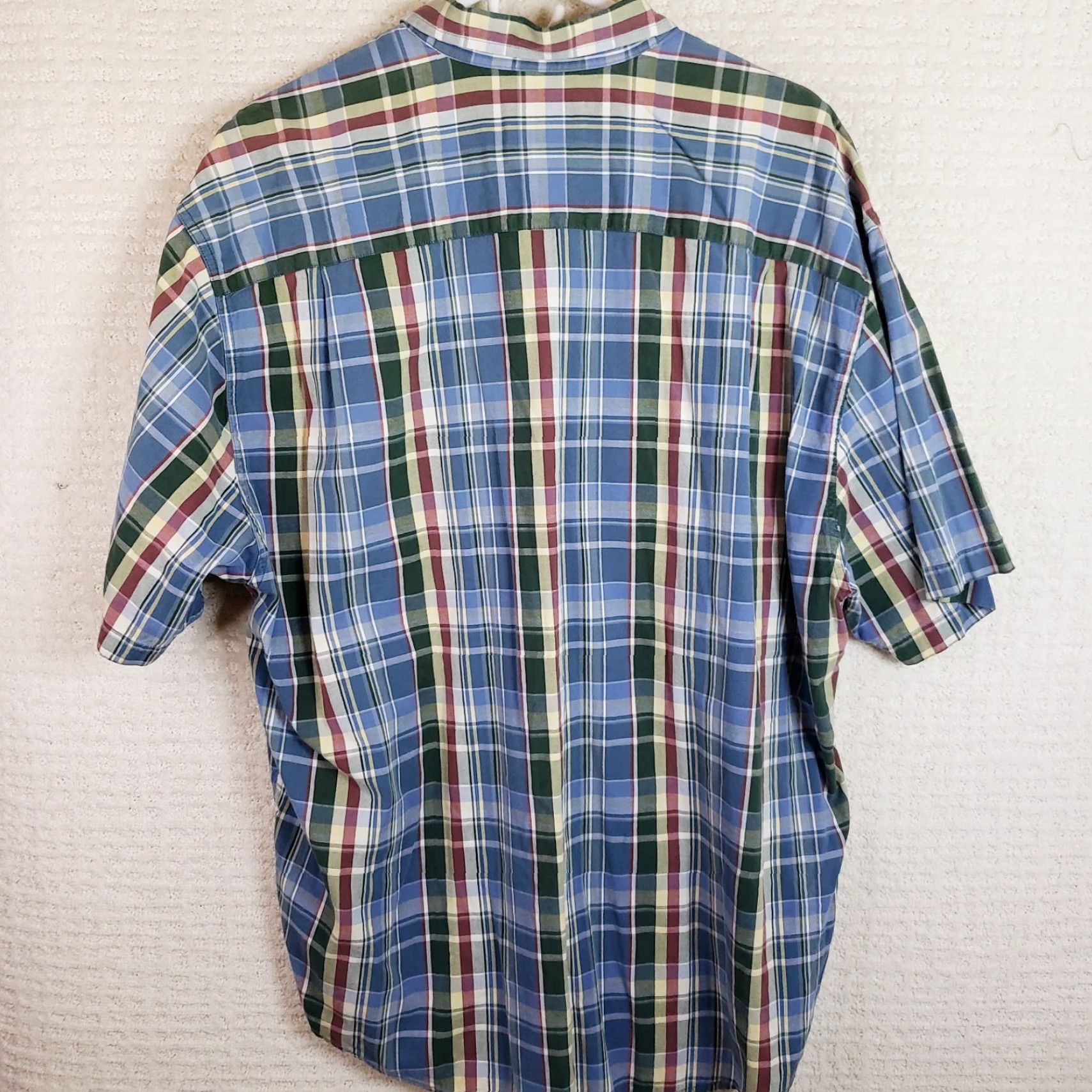 Eddie Bauer Eddie Bauer Shirt Mens XL Multicolor Plaid Short Sleeve Button Up Cotton Outdoor Regular Fit Mens XL Multicolor Plaid Short Sleeve Button-Up Shirt Size US XL / EU 56 / 4 - 6 Thumbnail