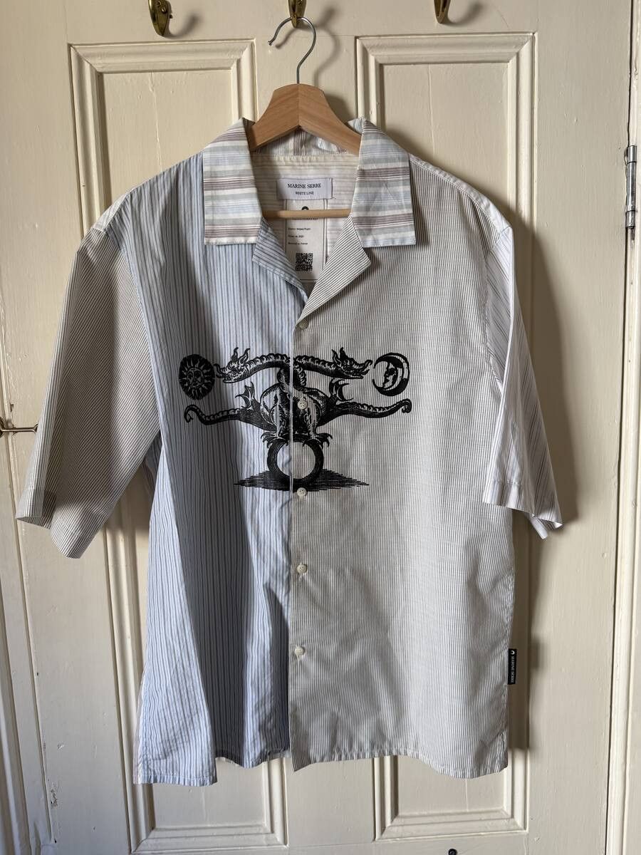 Marine Serre White Line | Grailed