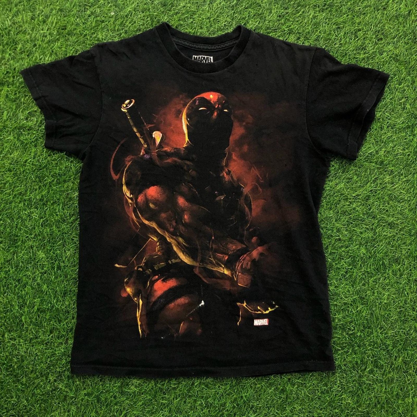 Marvel Comics Men's Black Marvel Deadpool Graphic Tee Size US S / EU 44-46 / 1 - 1 Thumbnail
