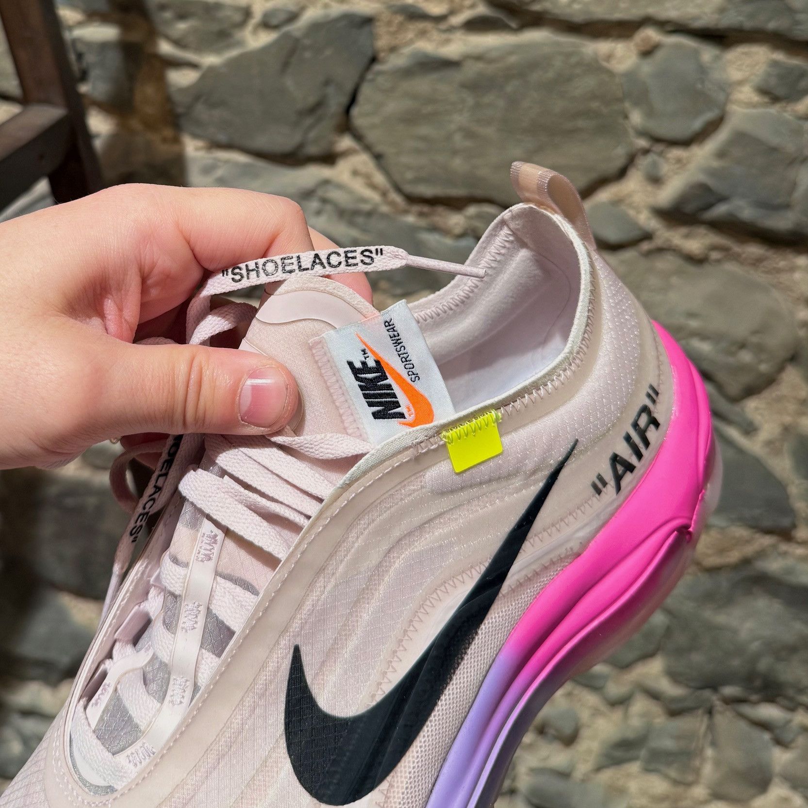 Nike × Off-White Nike X Off-White 10 Elemental Rose Serena Air Max 97 Sneaker Size US 9 / EU 42 - 9 Thumbnail