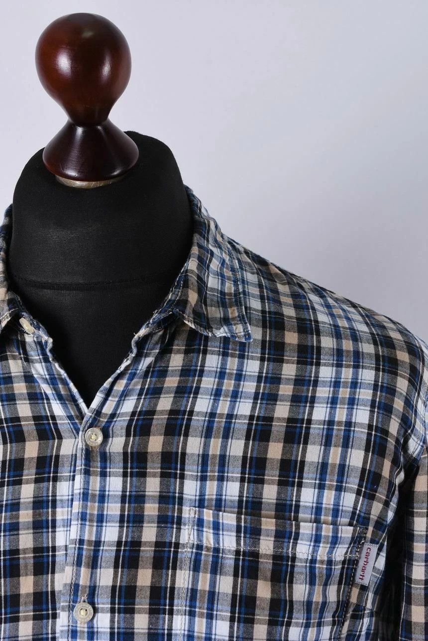 Carhartt Carhartt Plaid Check Long Sleeve Button Up Casual Shirt Size US M / EU 48-50 / 2 - 2 Thumbnail