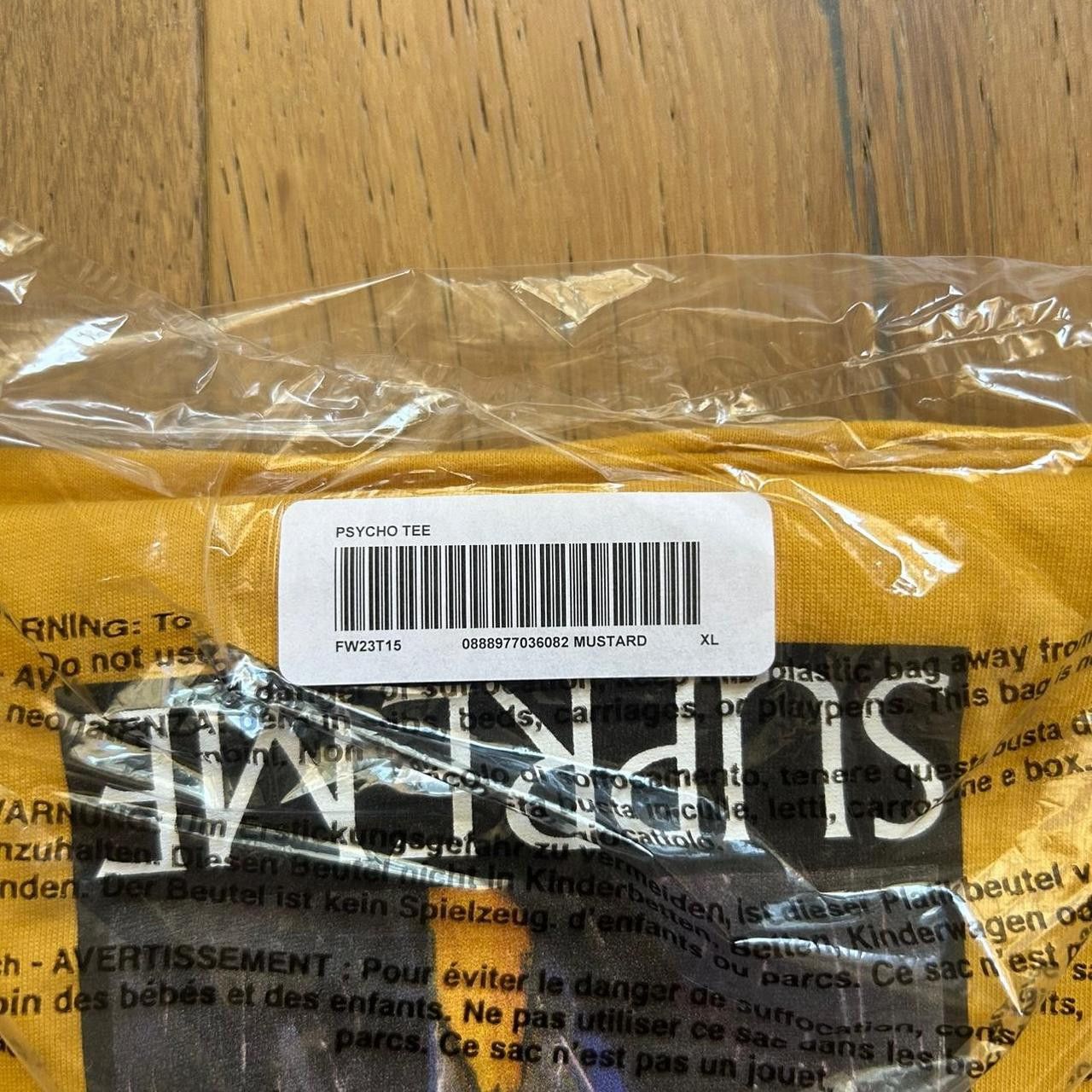 Supreme Supreme American Psycho Tee BRAND NEW SEALED FW23 Size US XL / EU 56 / 4 - 3 Thumbnail