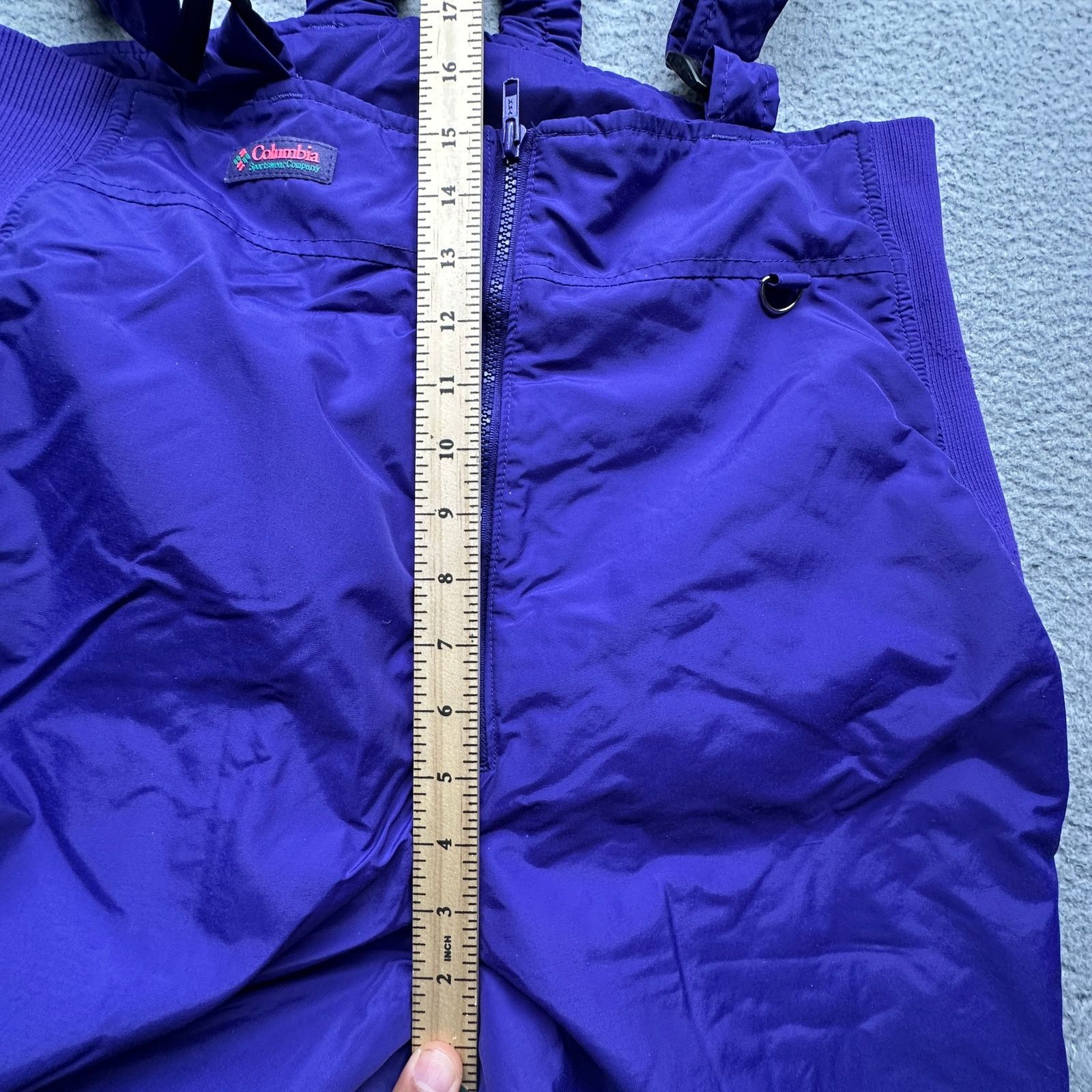 Columbia VTG 90s Columbia Snow Bib Overalls Pants Womens XL 32x30 Size 33" - 5 Thumbnail