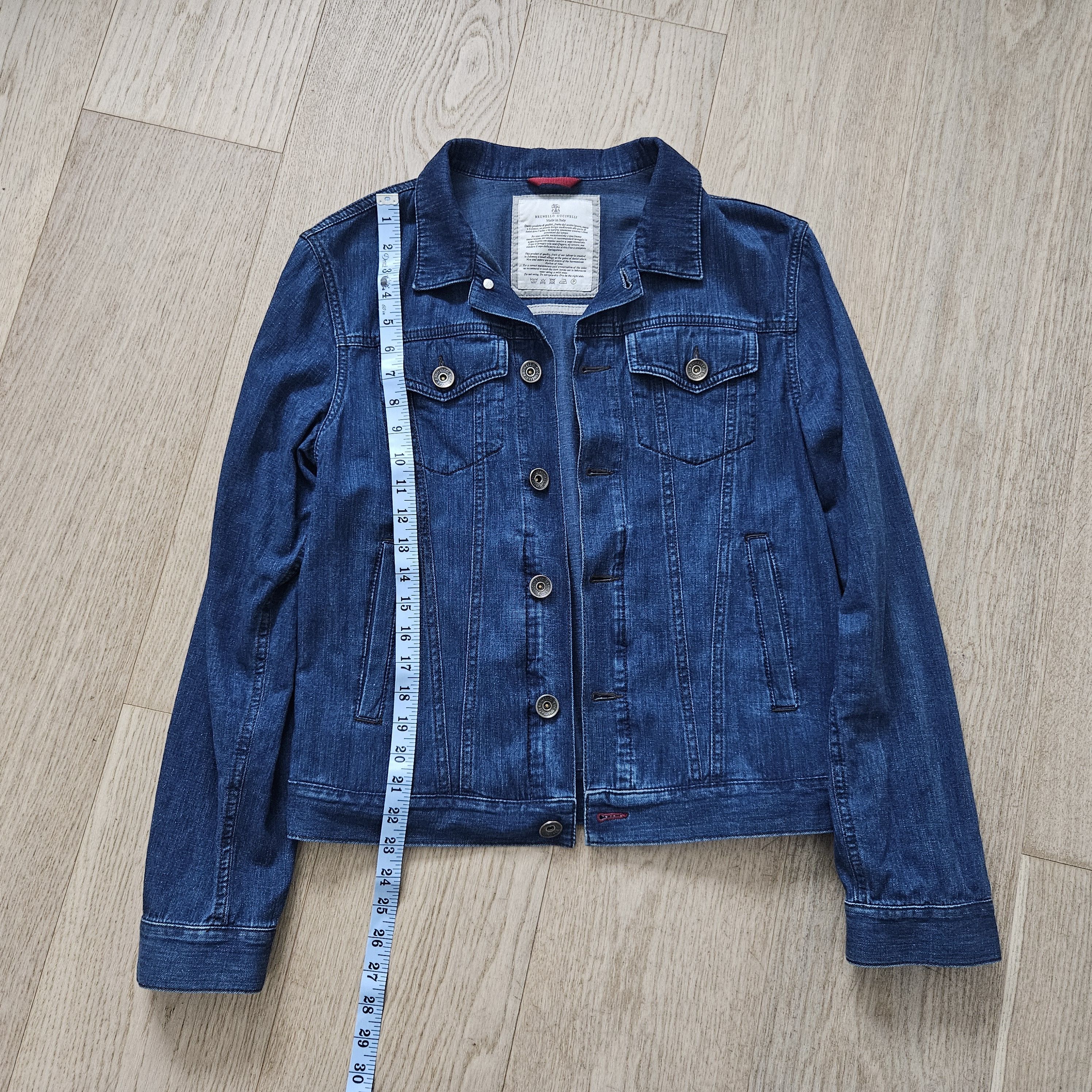 Brunello Cucinelli Brunello Cucinelli Italian Denim Jacket – IT 48 / US 38 Size US M / EU 48-50 / 2 - 14 Thumbnail