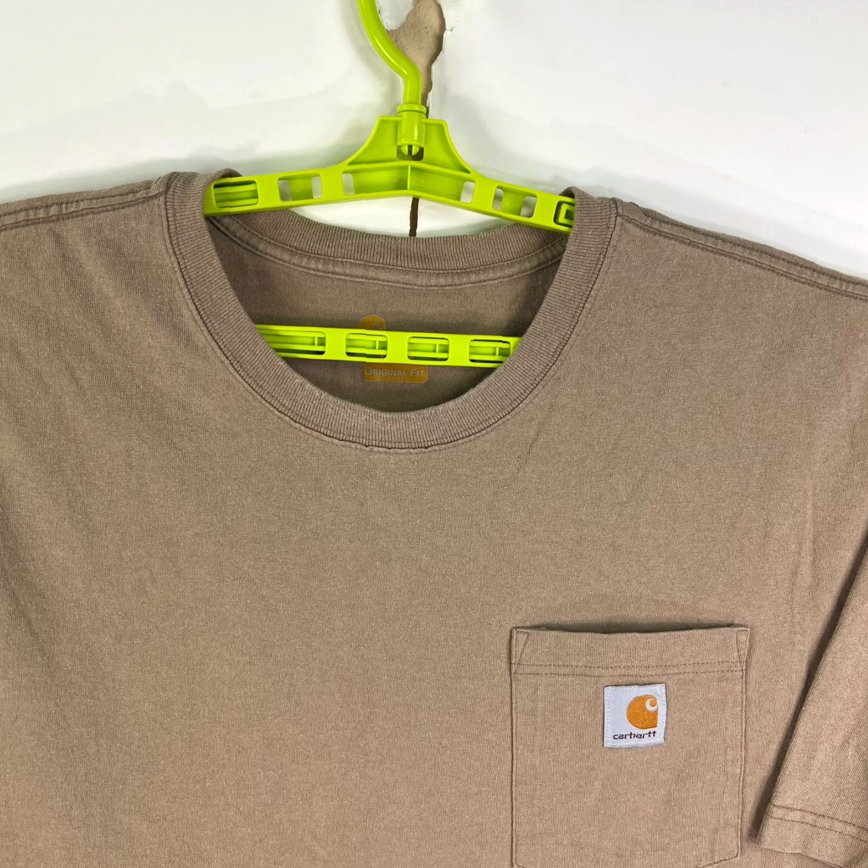 Carhartt Carhartt K87 Pocket T Shirt Mens Size 2XL Tan Short Sleeve Vintage Size US XXL / EU 58 / 5 - 3 Thumbnail