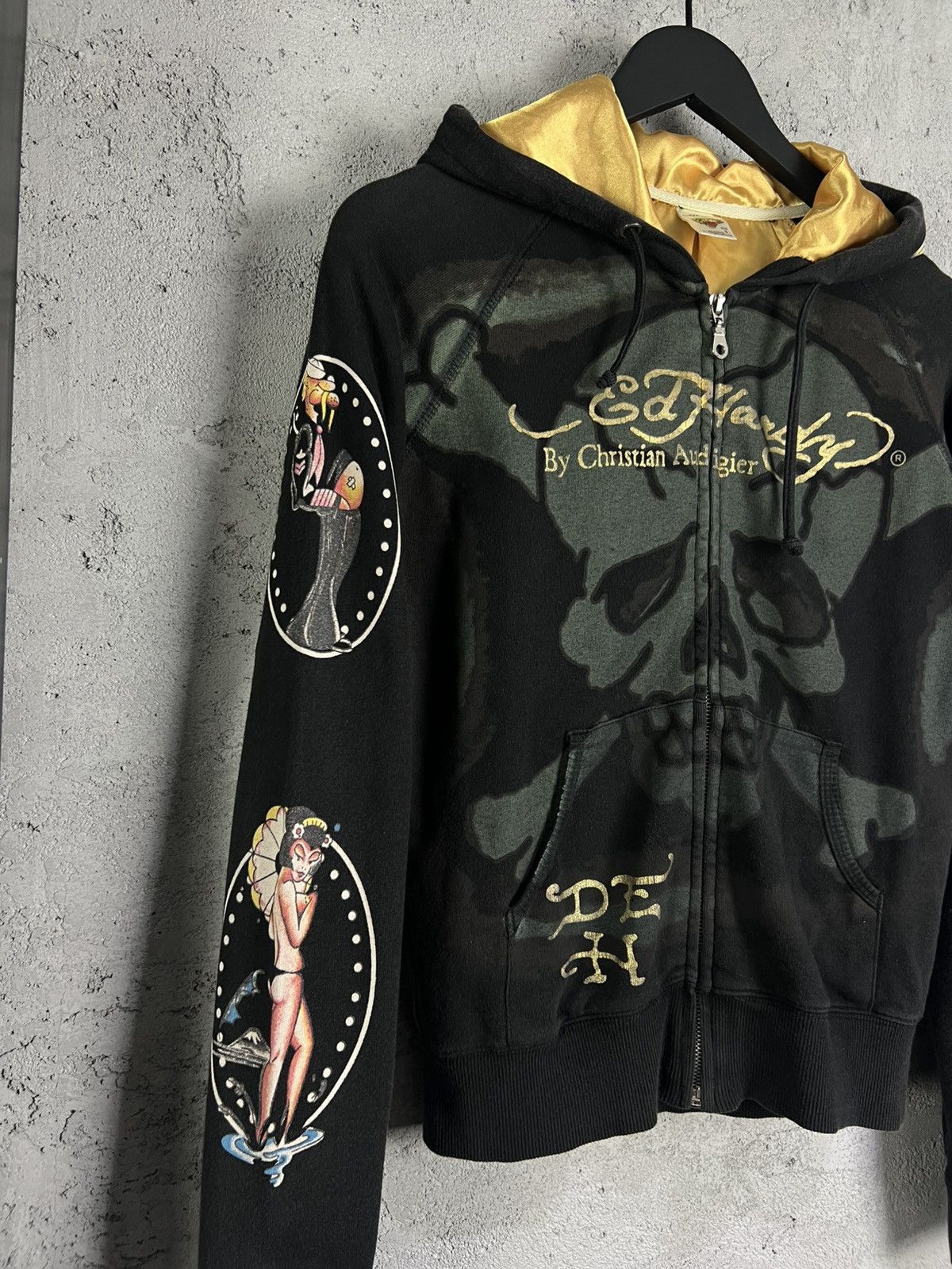 Ed Hardy Vintage Ed Hardy Christian Audigier pirate girl hoodie S Size S / US 4 / IT 40 - 6 Thumbnail