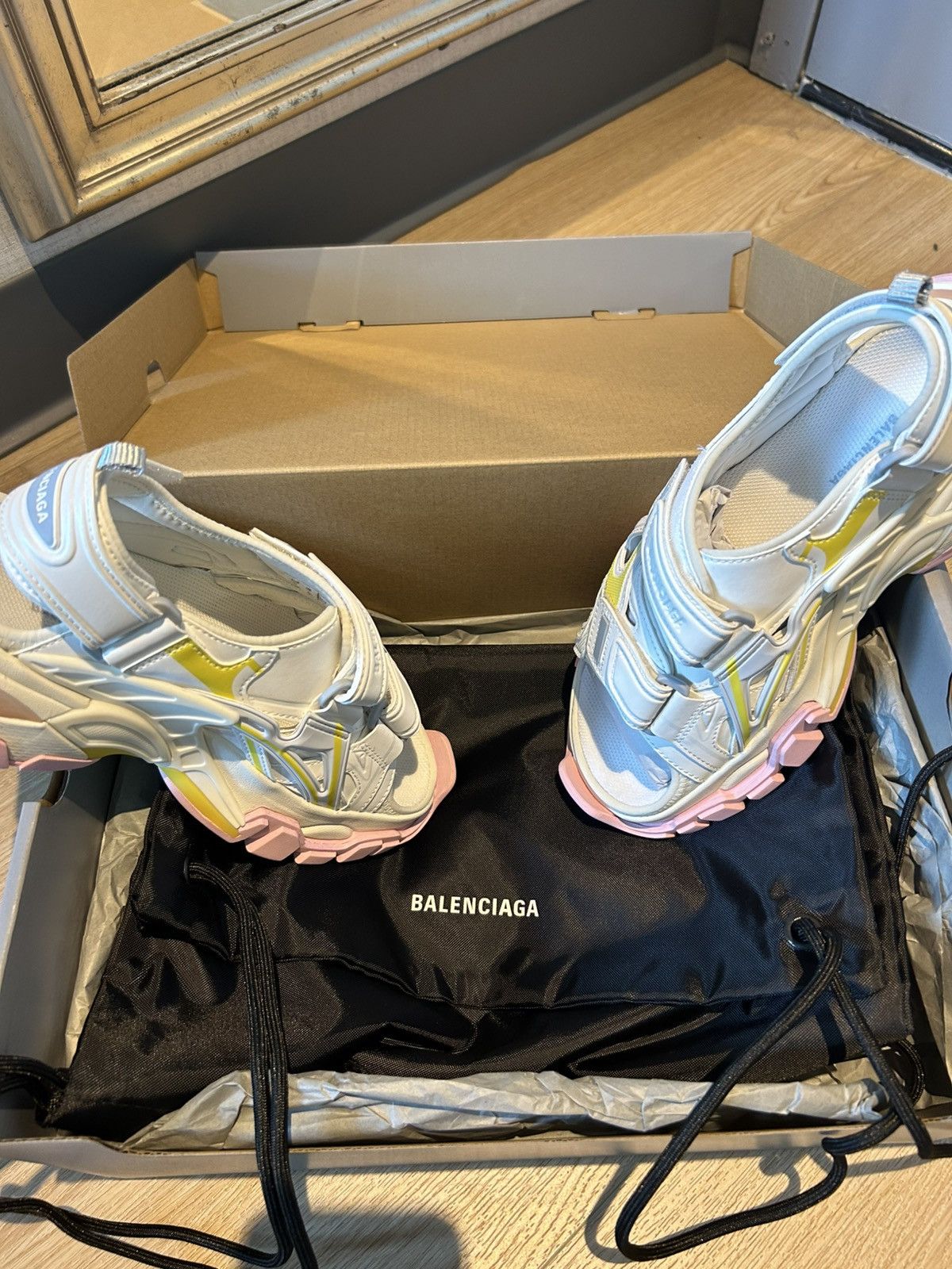 Balenciaga Balenciaga Track Sandal 37 Size US 5 / EU 37 - 6 Thumbnail