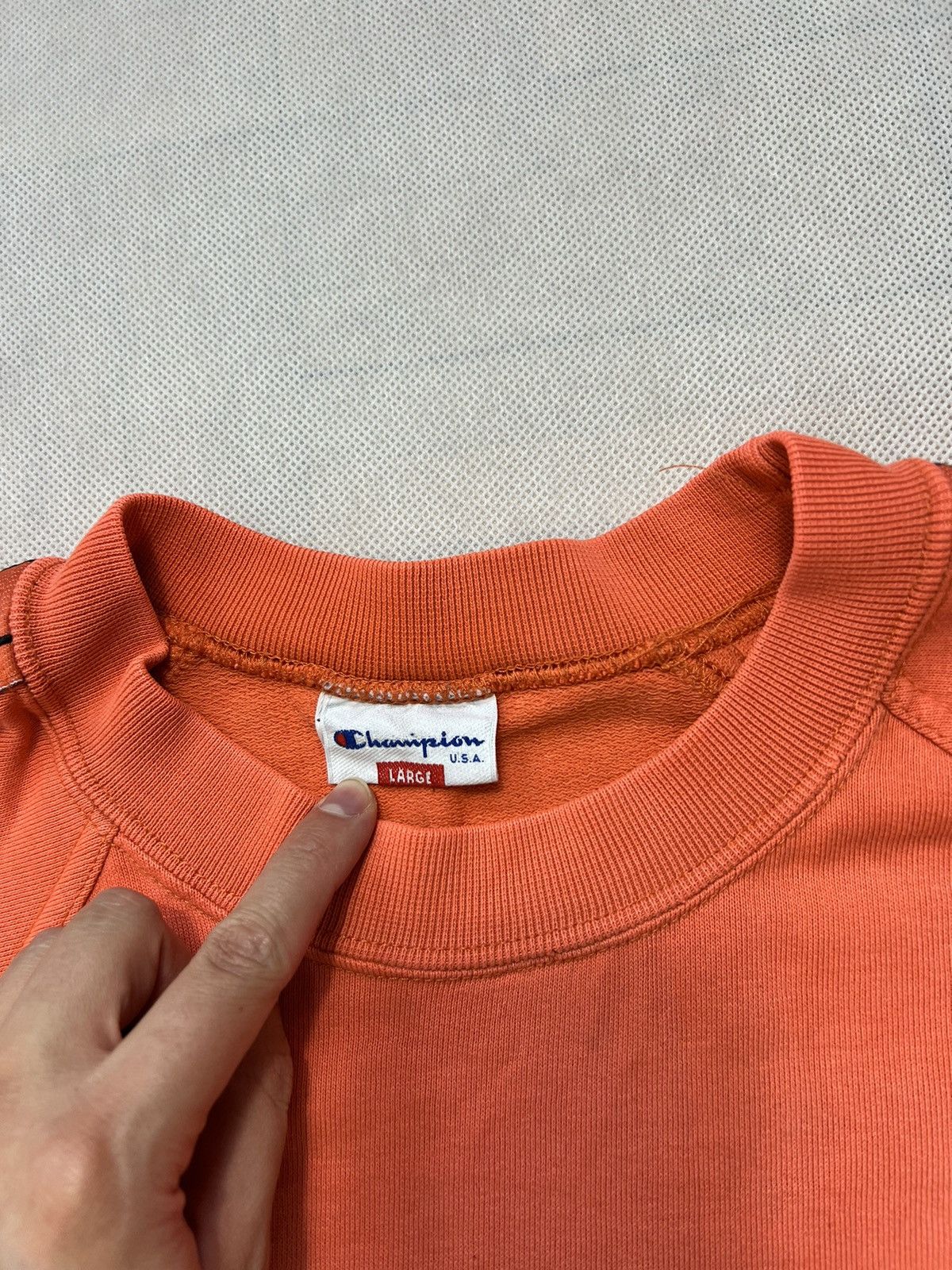 Champion × Vintage Sweatshirt Champion USA vintage 90’s lampas Size US L / EU 52-54 / 3 - 4 Thumbnail
