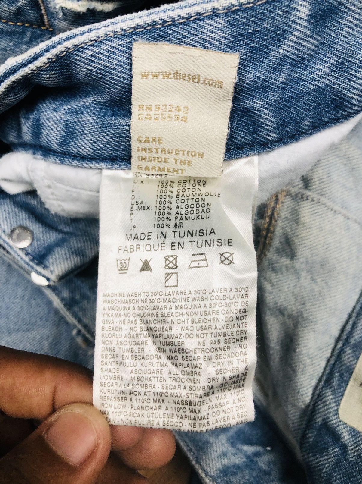 Diesel Diesel Flairlegg Regular Flare Jeans (37) Size 26" / US 2 / IT 38 - 13 Thumbnail