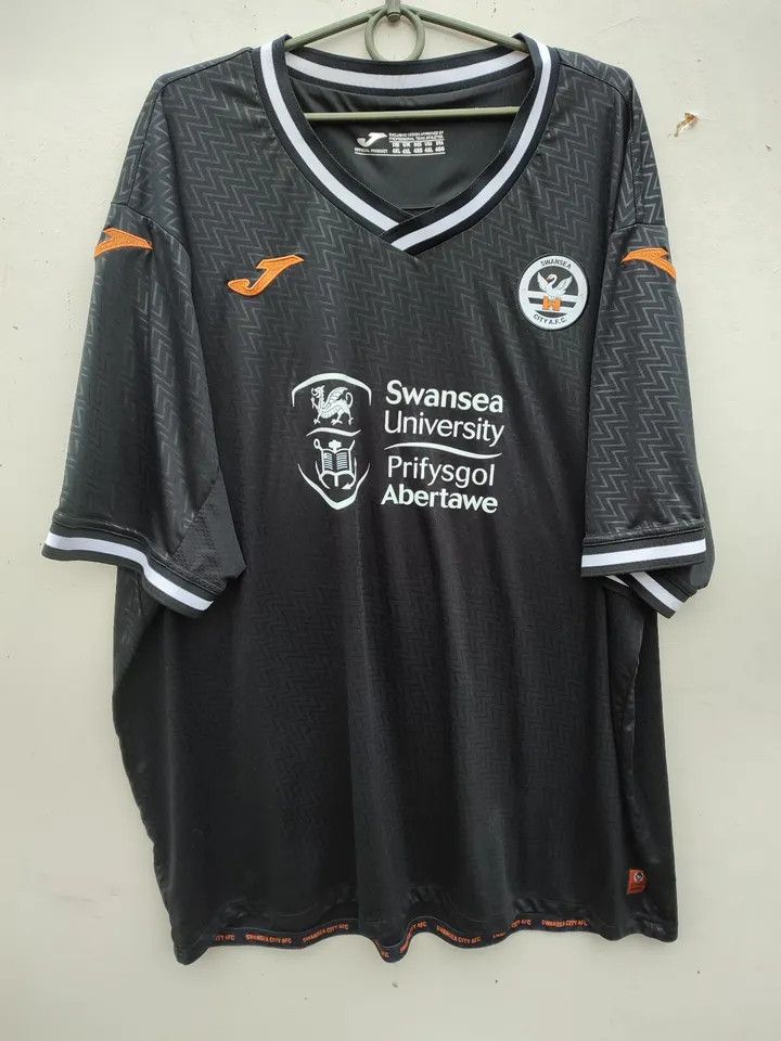 Vintage SWANSEA CITY 2021/22 AWAY FOOTBALL Kit SHIRT SOCCER Size US XXL / EU 58 / 5 - 8 Thumbnail