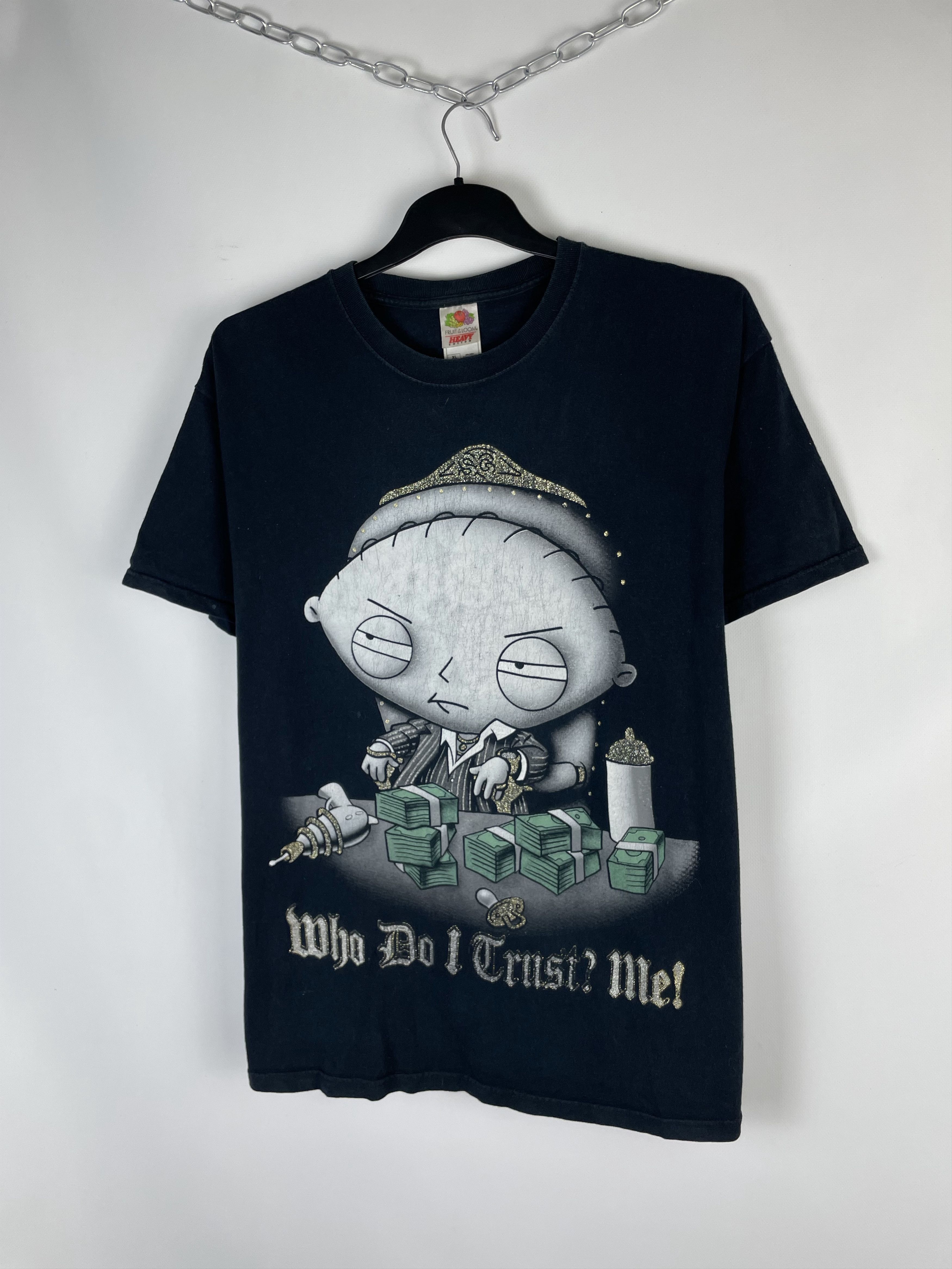 Other Family Guy Stewie Who Do I Trust Me Big Screen Printed Tee Size US XL / EU 56 / 4 - 4 Thumbnail