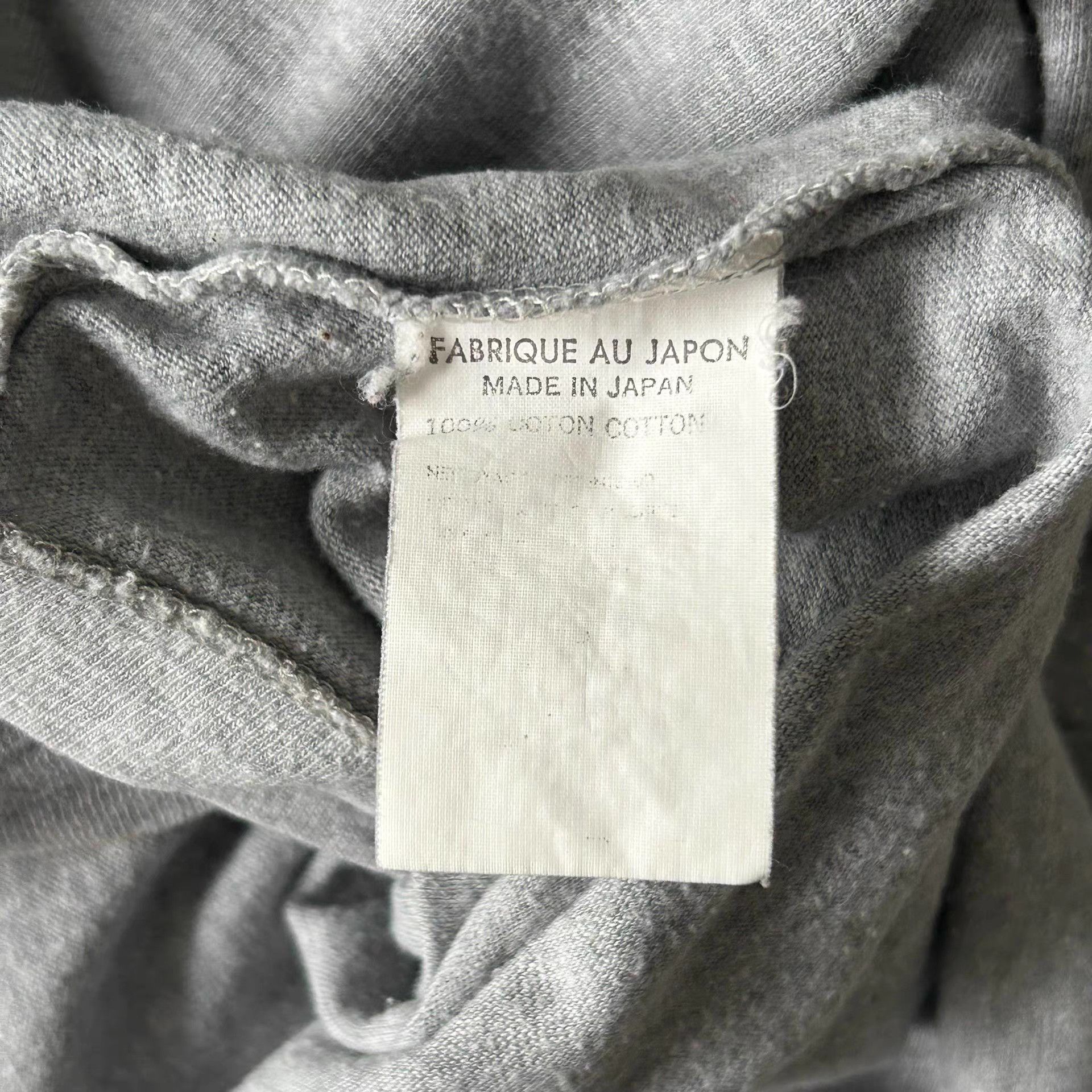Yohji Yamamoto Yohji Yamamoto 00s Printed Mock Neck Long Sleeve T-Shirt K4 Size US L / EU 52-54 / 3 - 5 Thumbnail