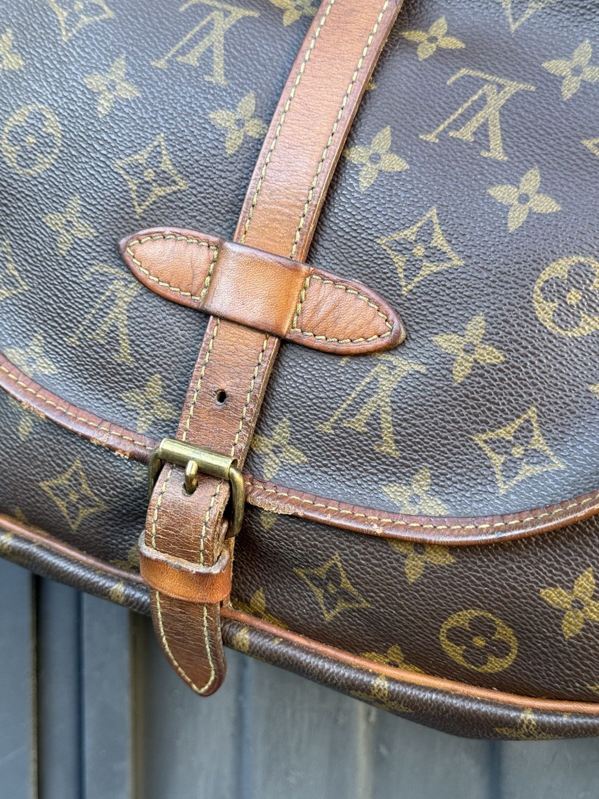 Louis Vuitton 1991 Louis Vuitton Saumur 30 Monogram Canvas W/FREE CARD hol Size ONE SIZE - 8 Thumbnail