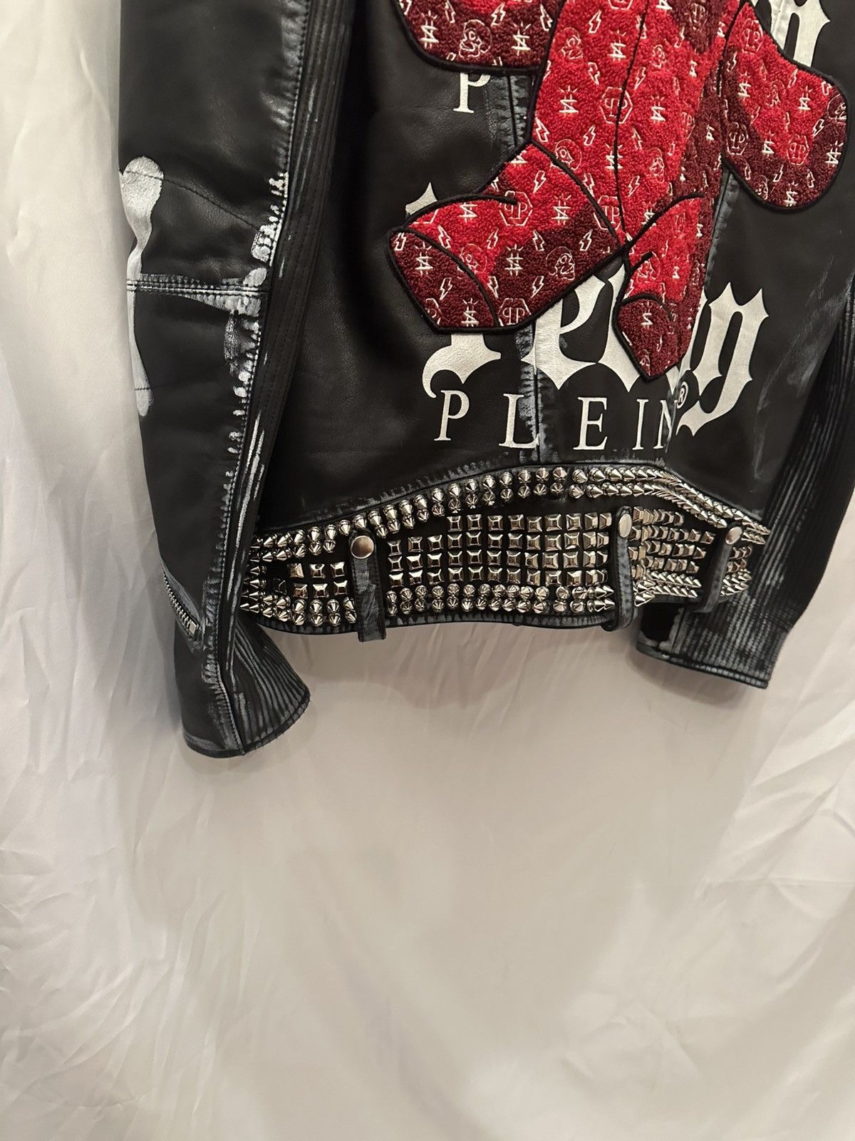 Philipp Plein Phillipp Plein Teddy Bear Leather Jacket Size US XL / EU 56 / 4 - 11 Thumbnail
