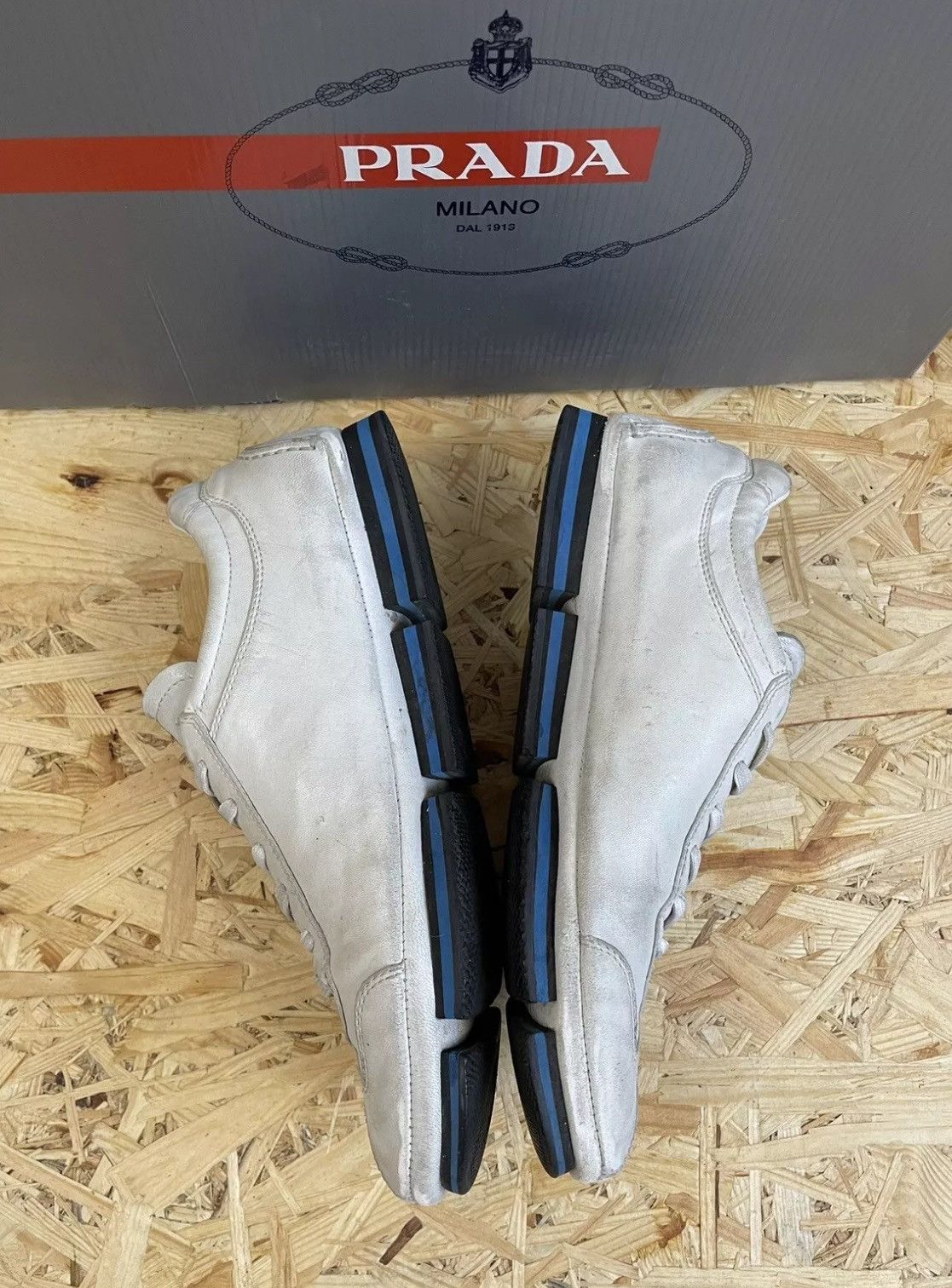 Prada Prada sneakers size 8 US white Size US 8 / EU 41 - 8 Thumbnail