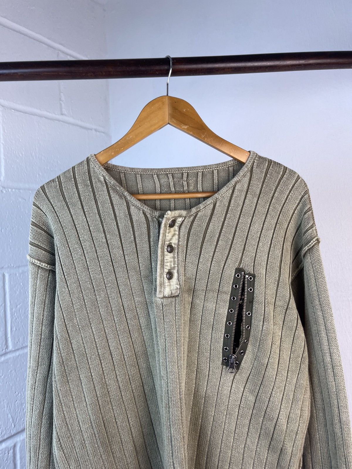 If Six Was Nine Japanese brand Zip Patch Knit . Size US L / EU 52-54 / 3 - 7 Thumbnail
