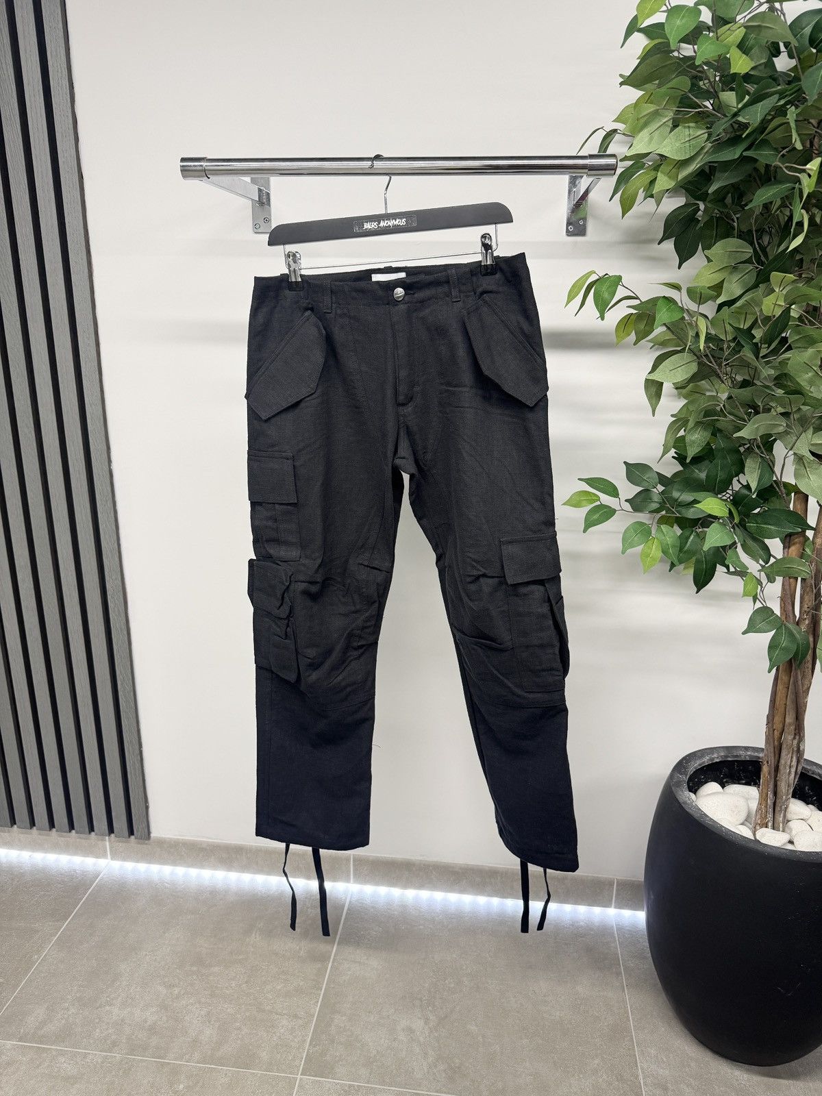 Rhude Rhude Linen Cargo Pants In Black RRP £635 Size US 30 / EU 46 - 1 Thumbnail