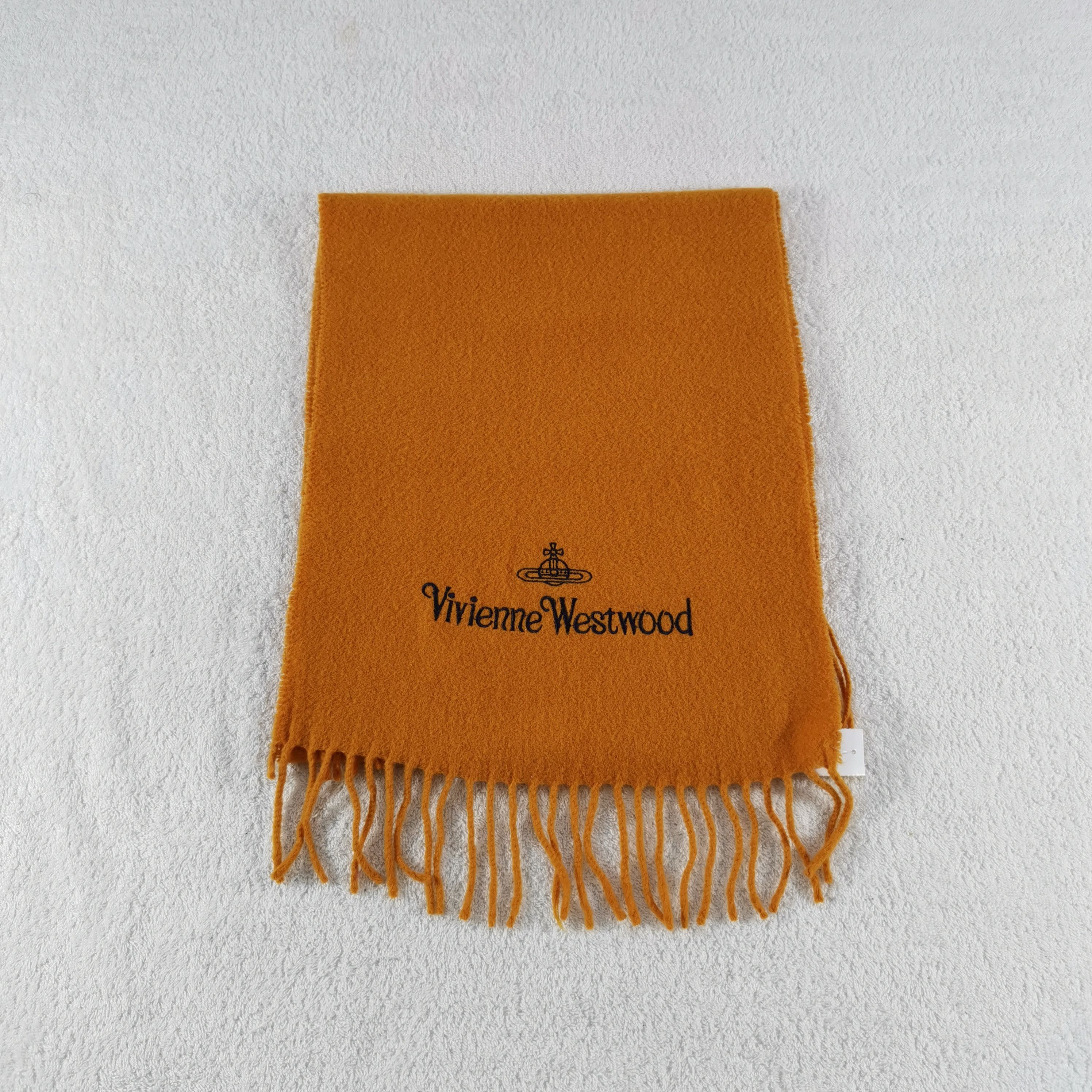 Vintage Vintage Vivi enne West wood Scarf Muffler Wool Scarves Size ONE SIZE - 2 Thumbnail