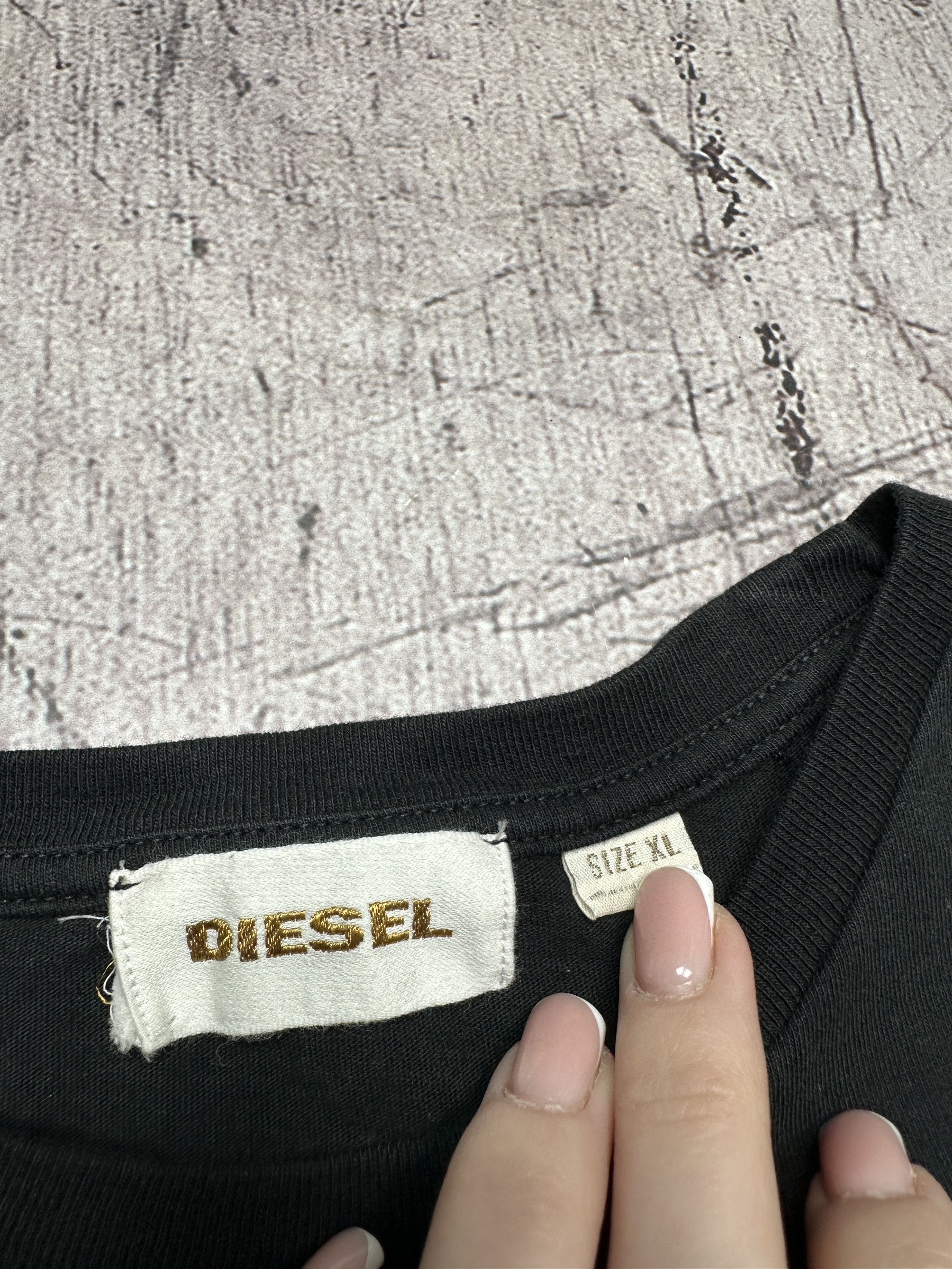 Diesel × Vintage Diesel Mens Crew Neck T-Shirt Size US XL / EU 56 / 4 - 4 Thumbnail