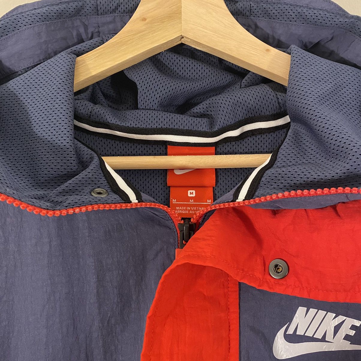 Nike Nike Hooded Anorak Windbreaker Jacket Medium Size US M / EU 48-50 / 2 - 4 Thumbnail