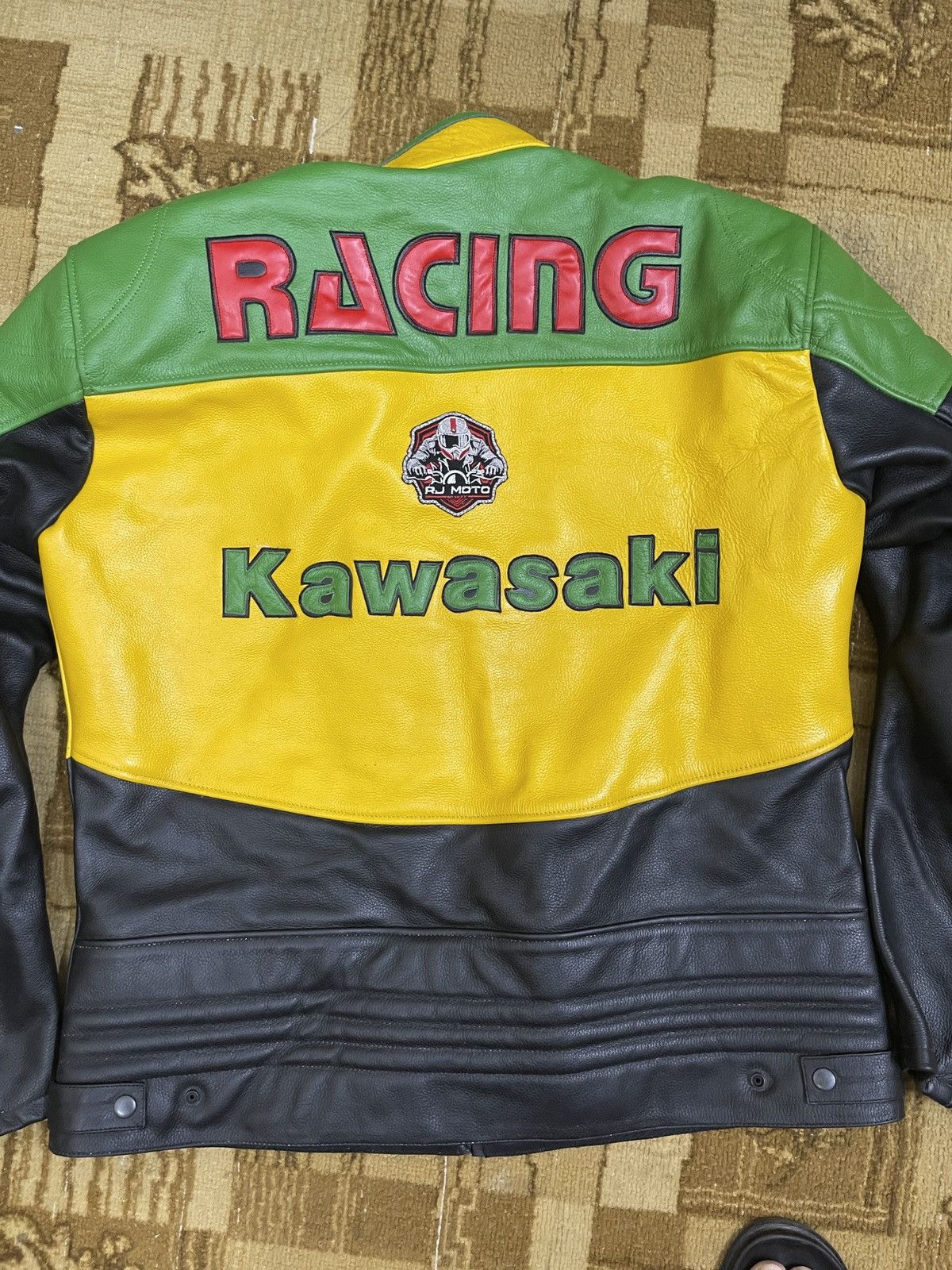 Other Vintage Kawasaki Racing Leather Jacket Mens XL - Women’s XXL Size US XL / EU 56 / 4 - 10 Thumbnail