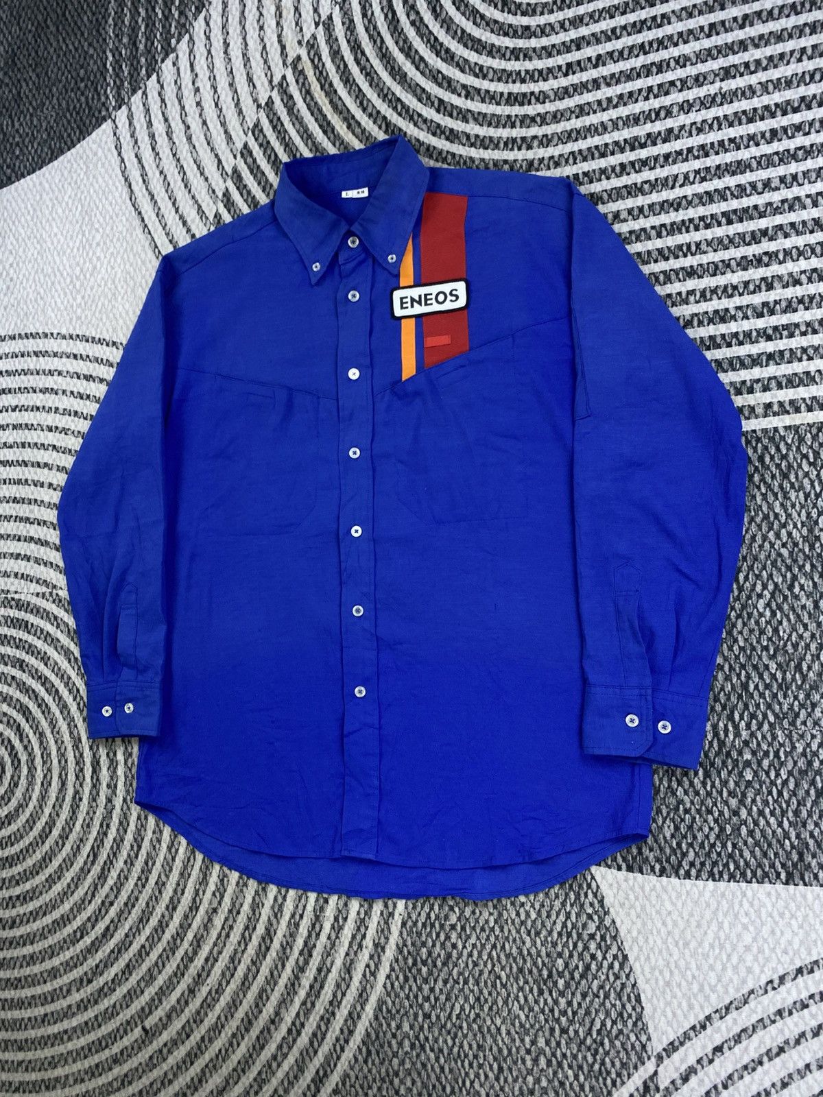 Japanese Brand Vintage ENEOS Racing Button Ups Uniform Size US M / EU 48-50 / 2 - 4 Thumbnail