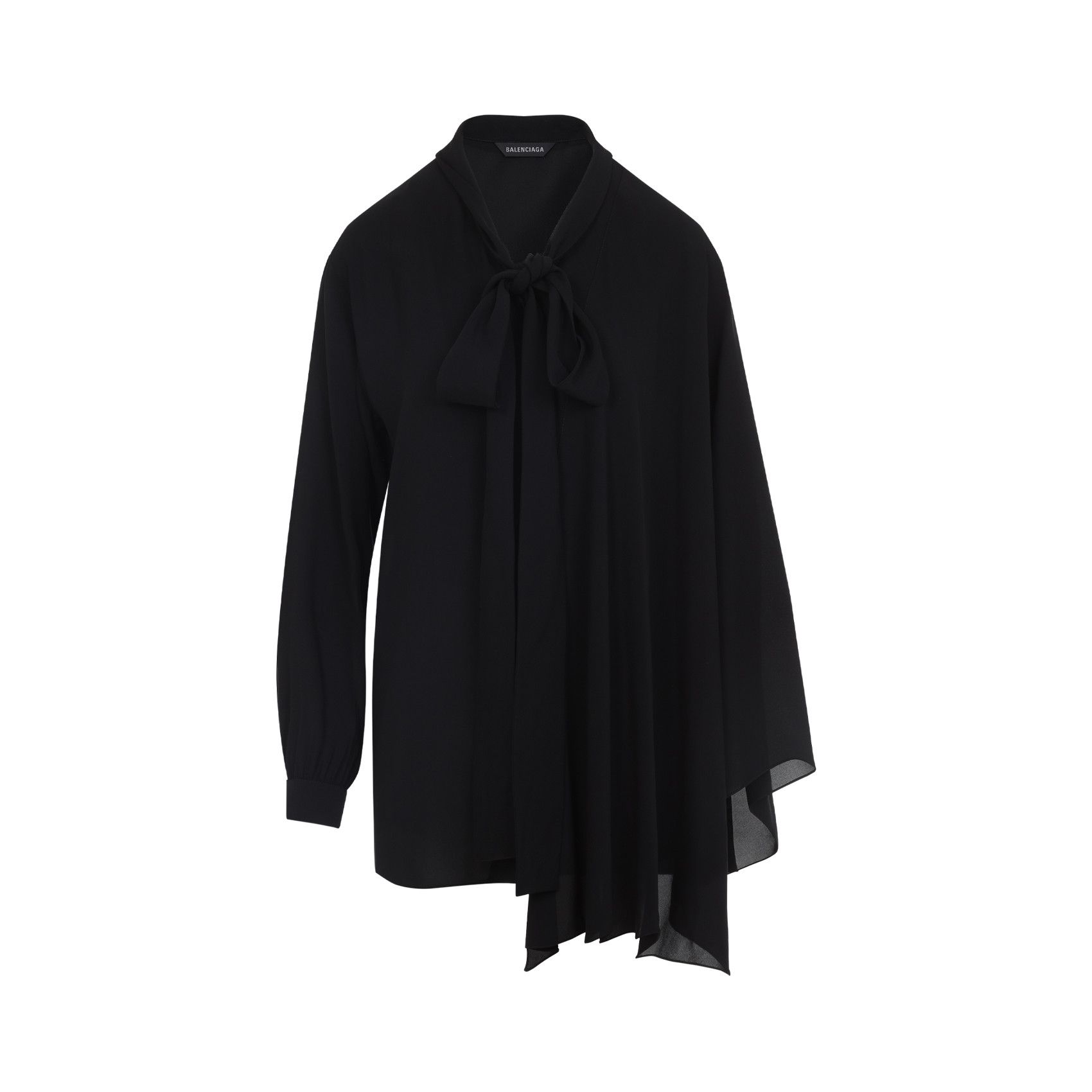 Balenciaga Balenciaga Scarf Blouse Size S / US 4 / IT 40 - 1 Thumbnail