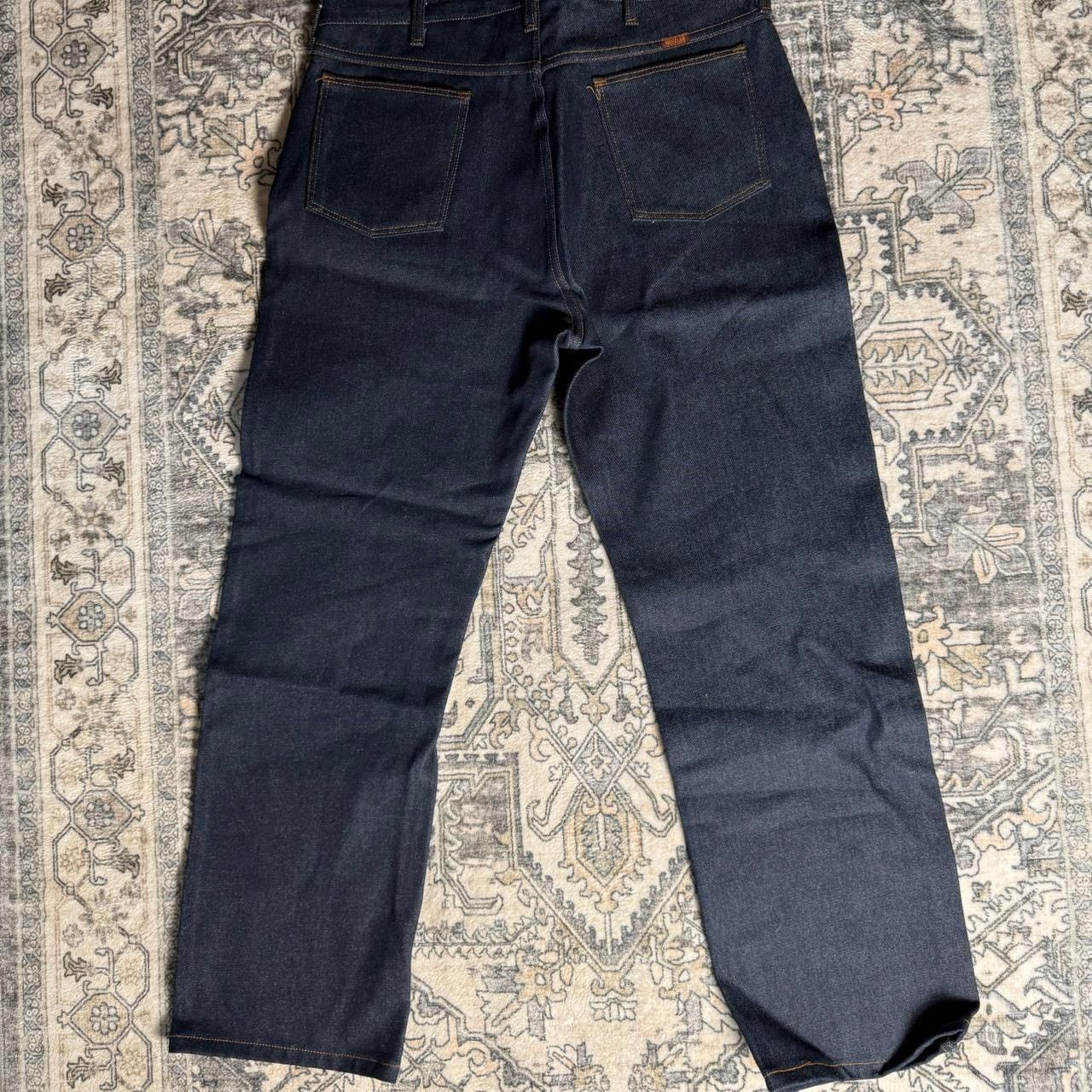 Vintage Raw Denim Jeans Size US 34 / EU 50 - 3 Thumbnail