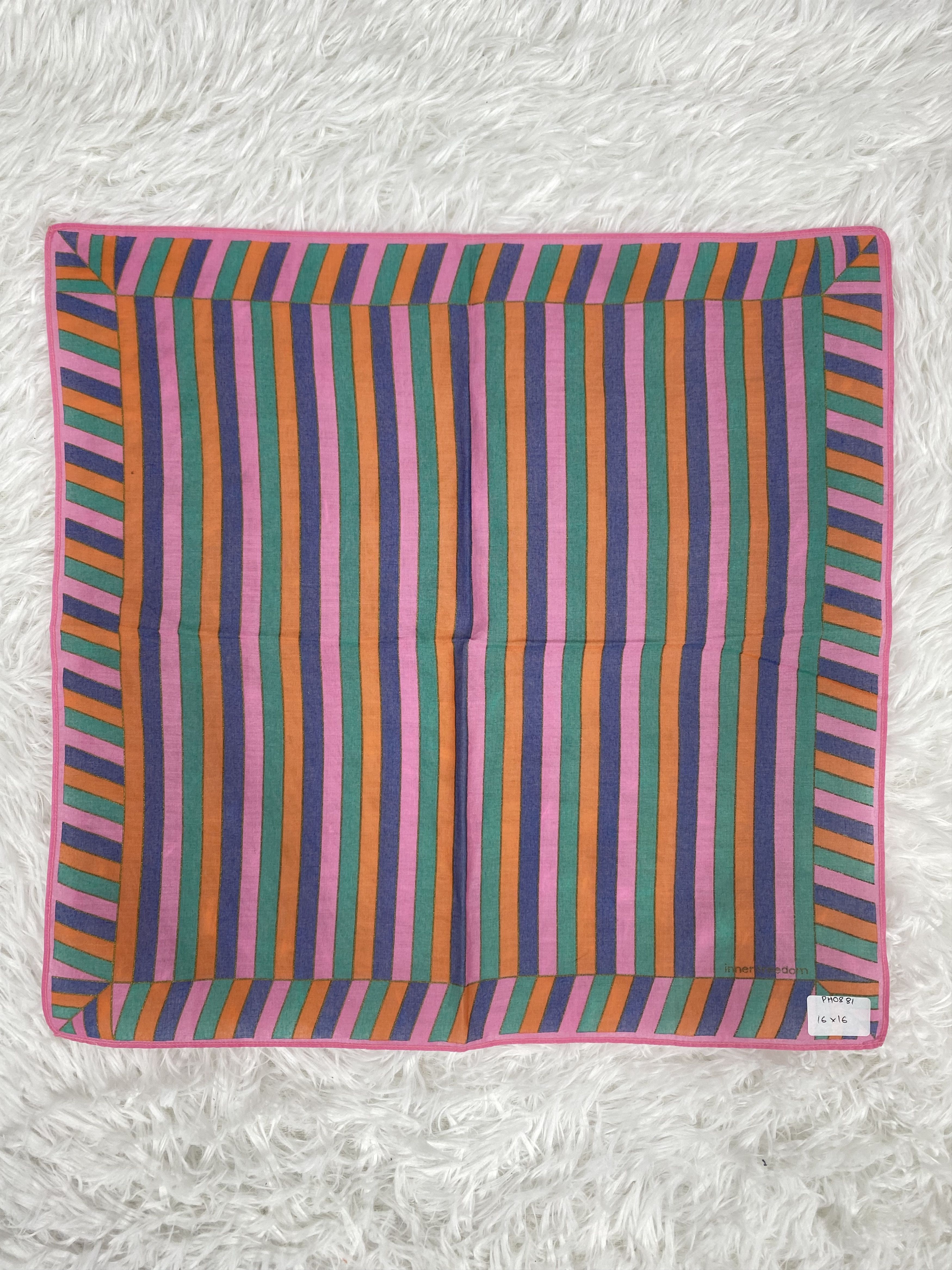 Designer × Vintage Vintage Inner Freedom Handkerchief Neckerchief Ph0881 Size ONE SIZE - 3 Thumbnail