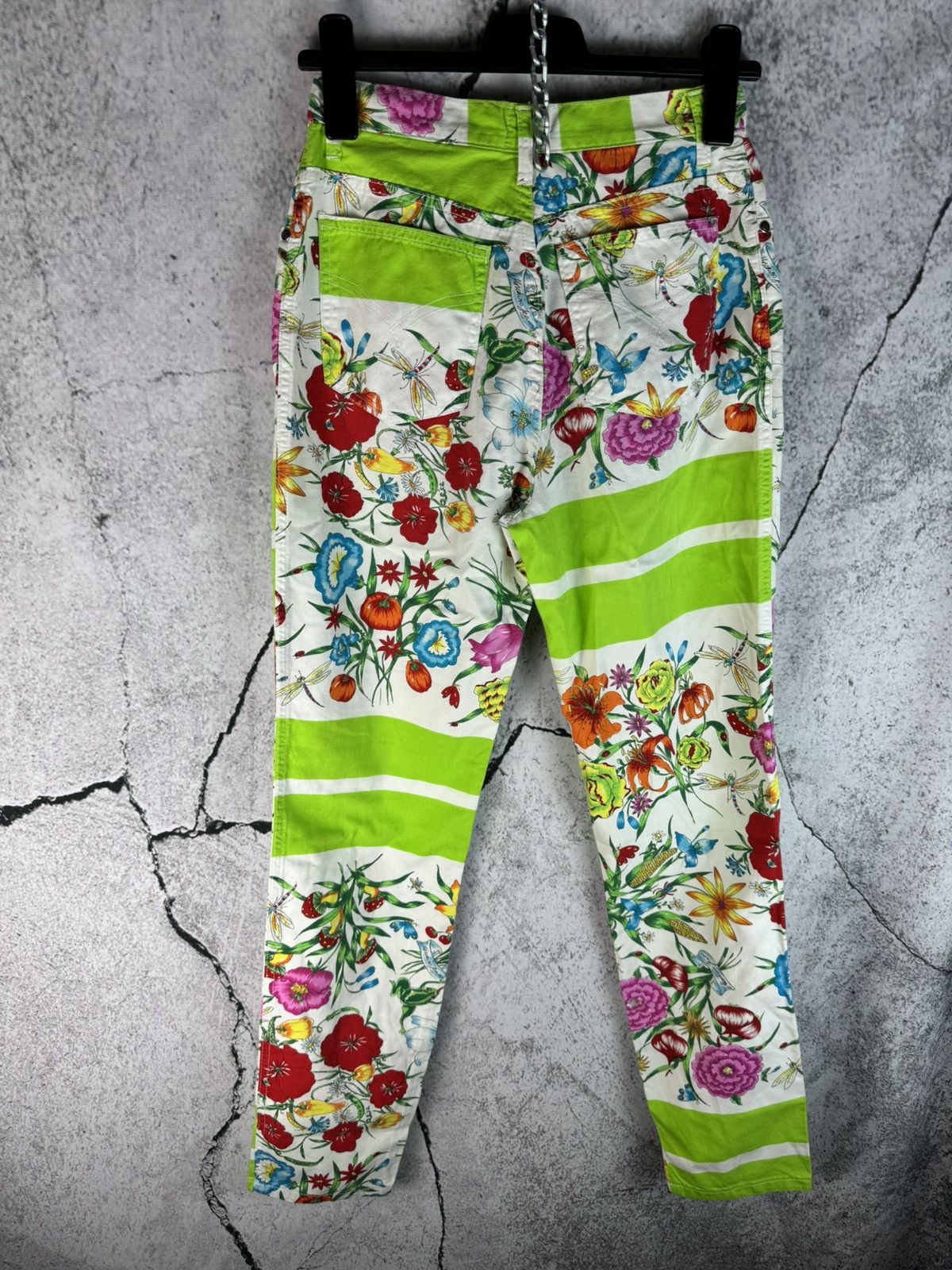 Moschino Vintage Y2K MOSCHINO Luxury Abstract Art Style Pants Casual Size 29" - 2 Thumbnail