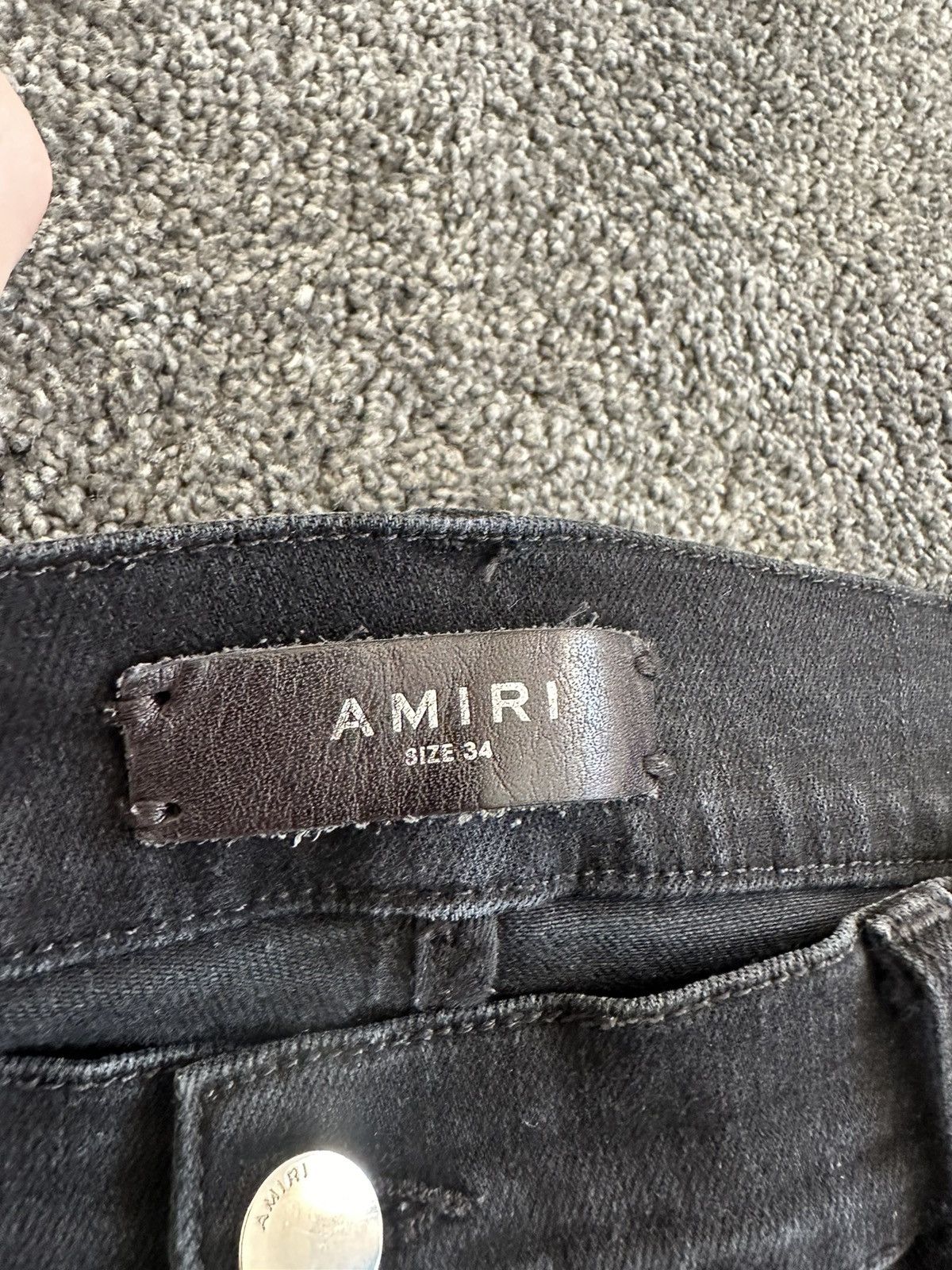 Amiri Amiri Bandana Thrasher Jeans Black Size US 34 / EU 50 - 4 Thumbnail