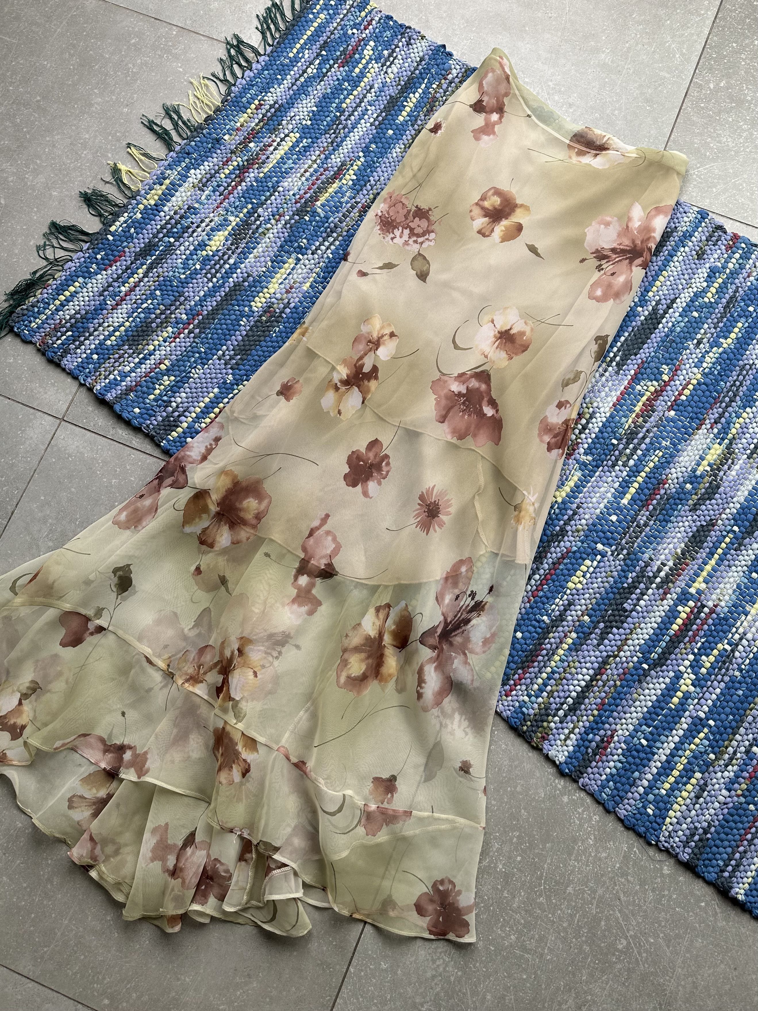 image of Avant Garde x Vintage Silk Flare Dress, Women's (Size Small)