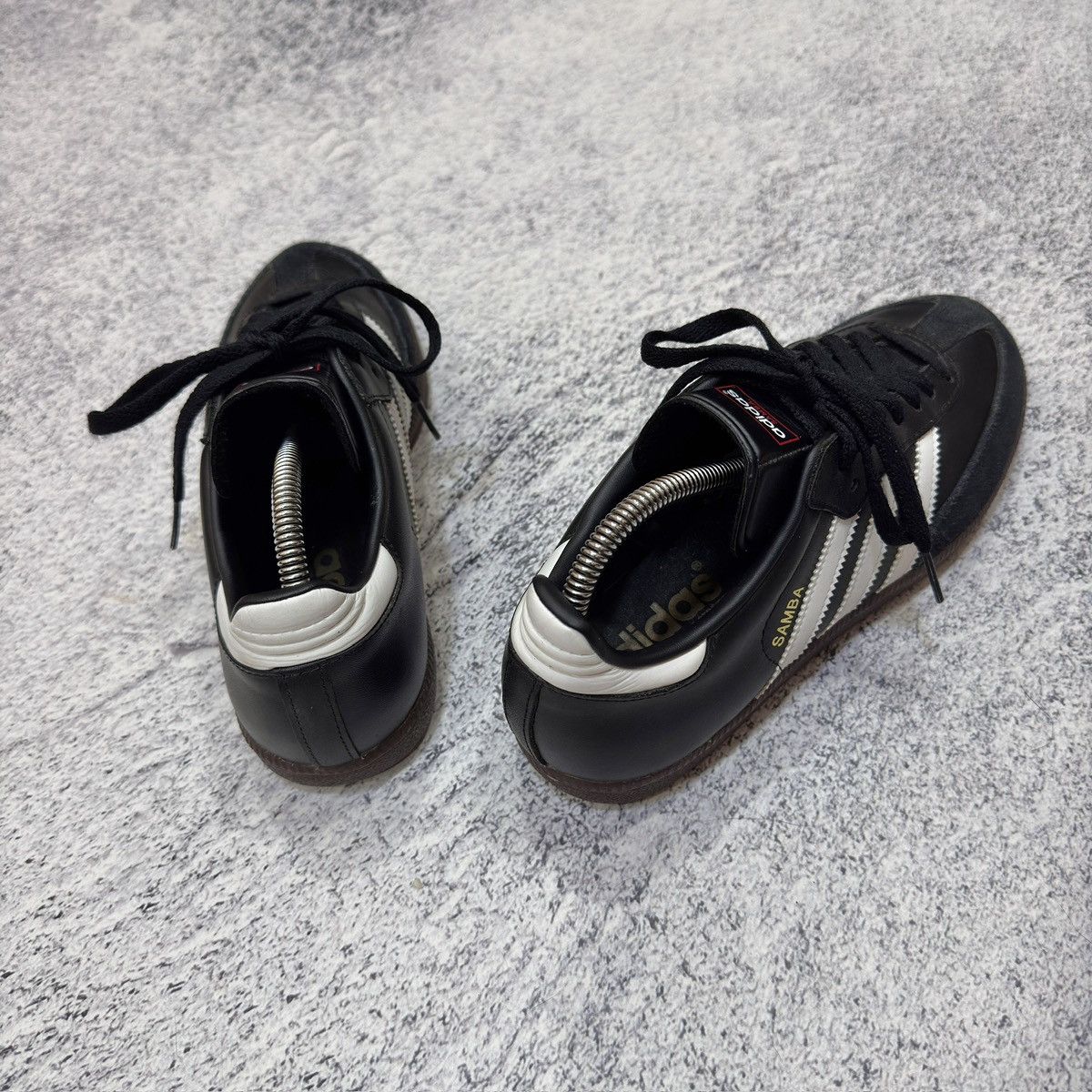 Adidas × Designer Adidas Samba Black Leather US7 UK6.5 EU40 JP25 Size US 7 / EU 40 - 8 Thumbnail