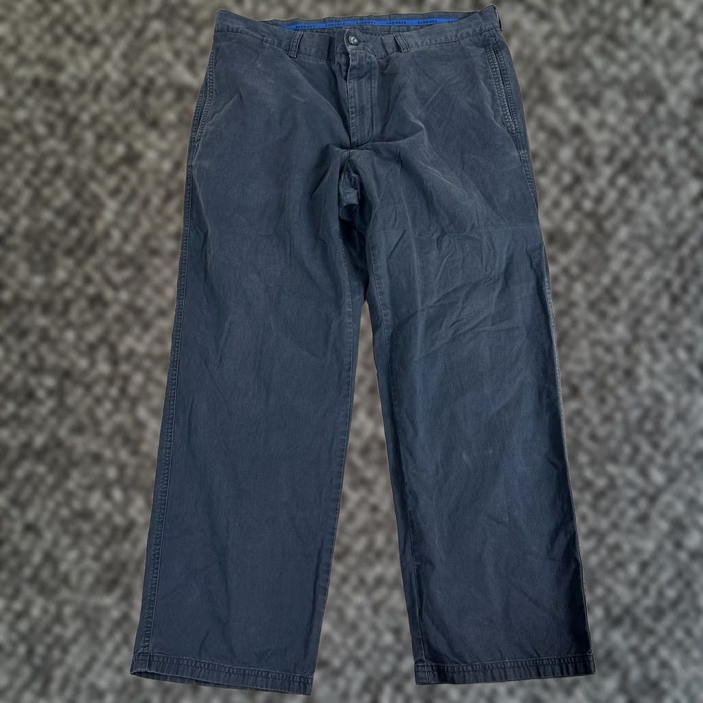 Lacoste Lacoste Chino Pants Men Regular Fit Blue Cotton EU 50 38x29 Preppy Size US 38 / EU 54 - 1 Thumbnail