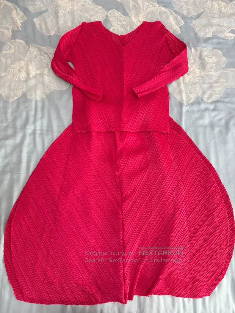 Issey Miyake Issey Miyake Tulip Midi Skirt Size L / US 10 / IT 46 - 2 Thumbnail
